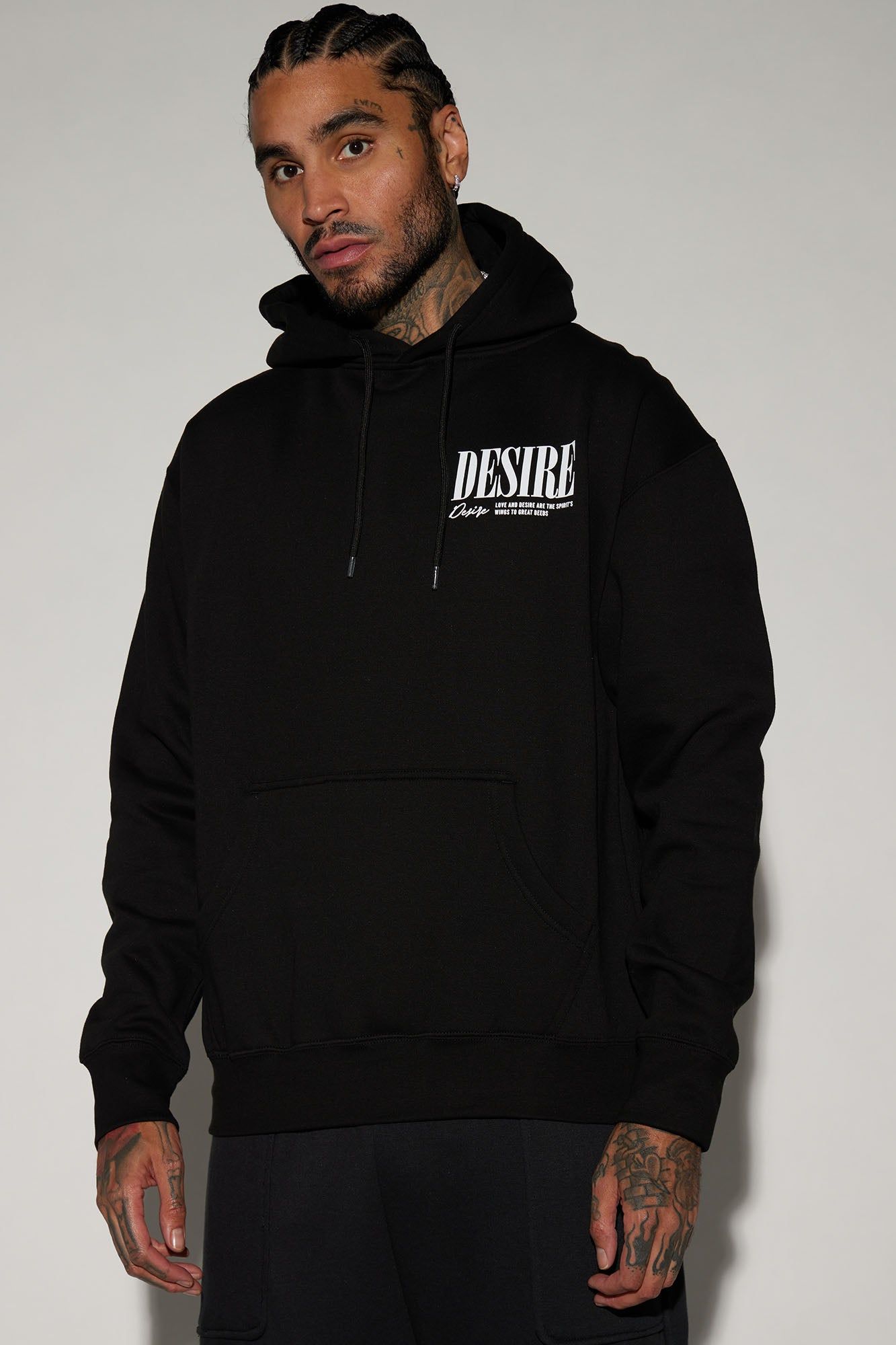 Love And Desire Hoodie - Black sold by Fashion Nova