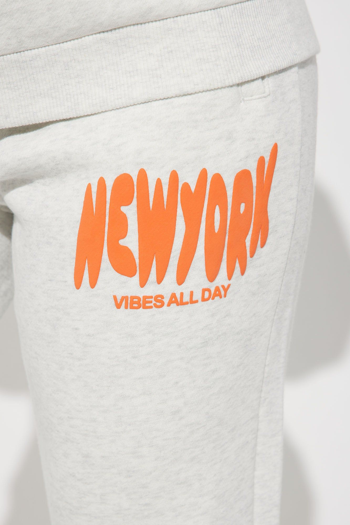 New York Puff Print Jogger - Heather Grey sold by Fashion Nova product image thumbnail 3