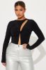 Tensions Rising Bodysuit - Black sold by Fashion Nova