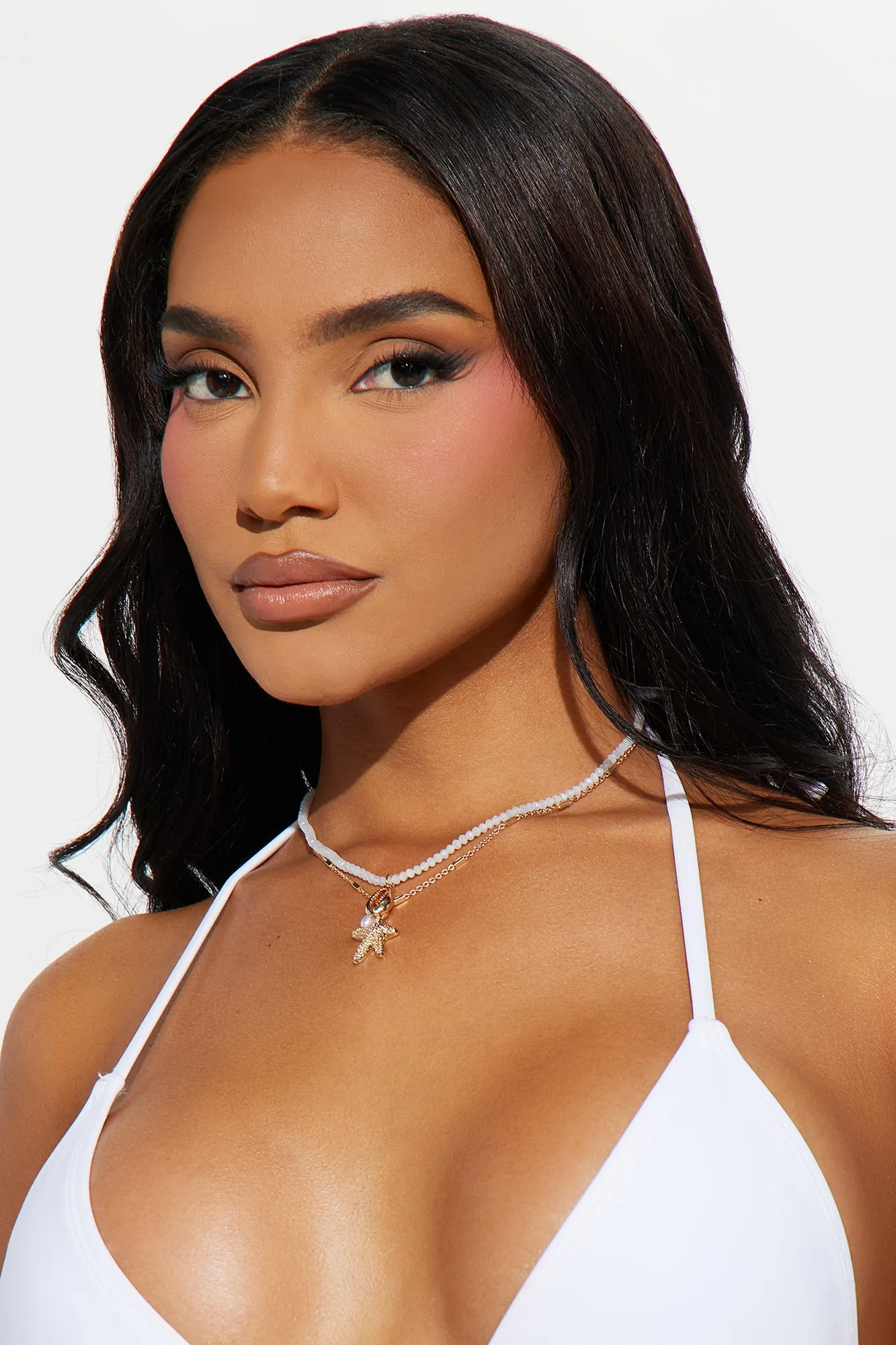 Tropical Playa Layered Necklace - Gold/combo sold by Fashion Nova product image thumbnail 3