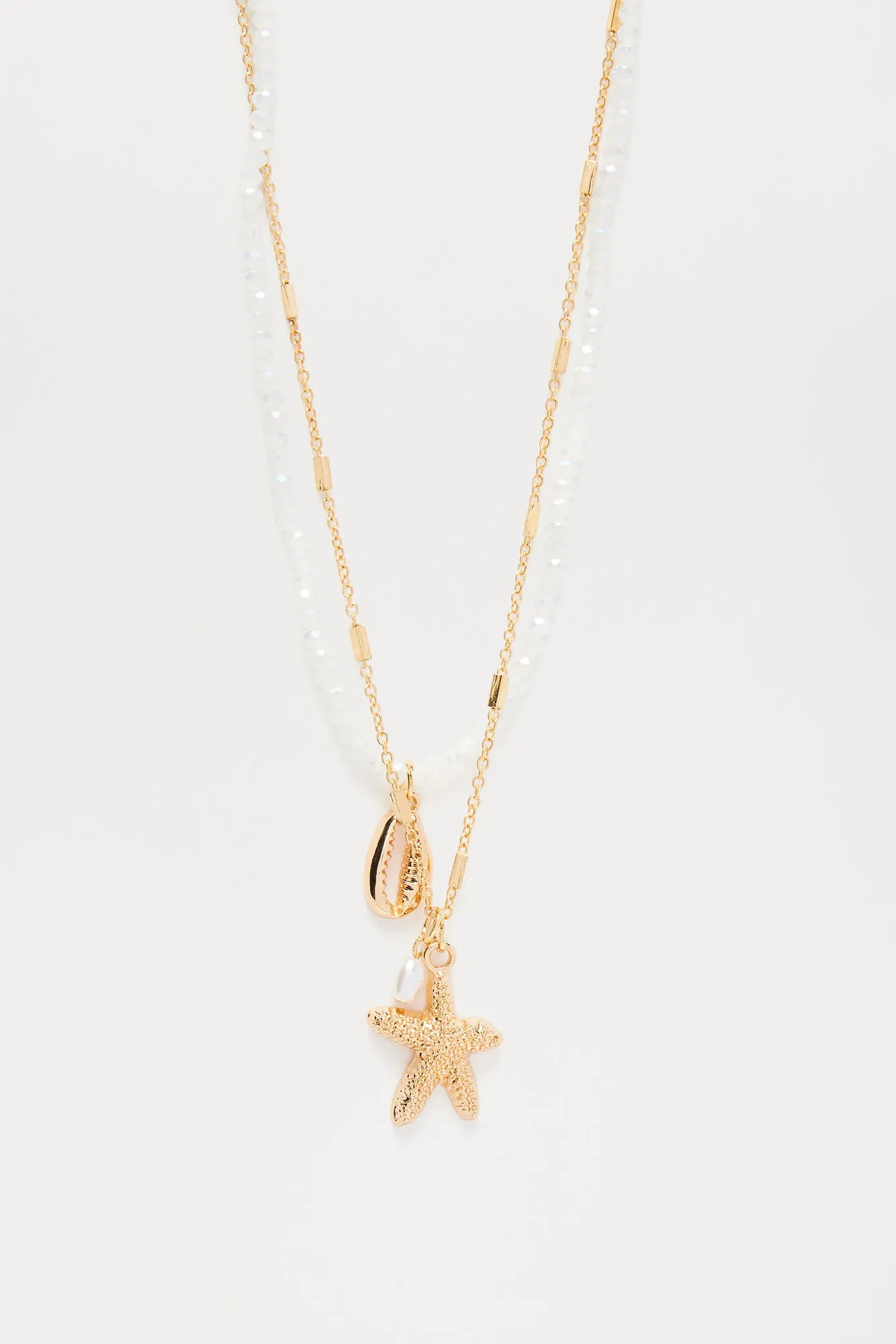 Tropical Playa Layered Necklace - Gold/combo sold by Fashion Nova product image thumbnail 2