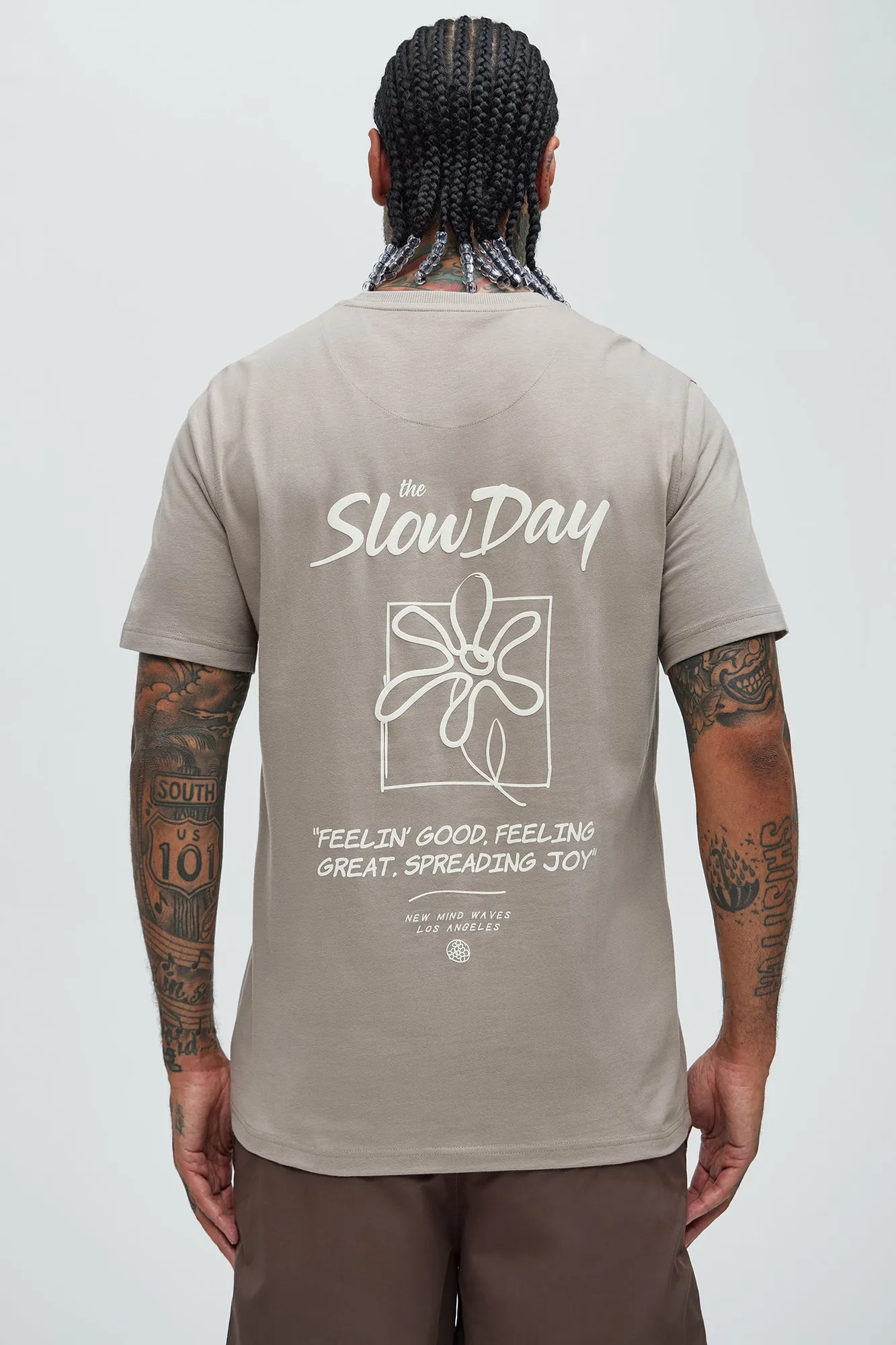 The Slow Day Short Sleeve Tee - Sand sold by Fashion Nova product image thumbnail 4