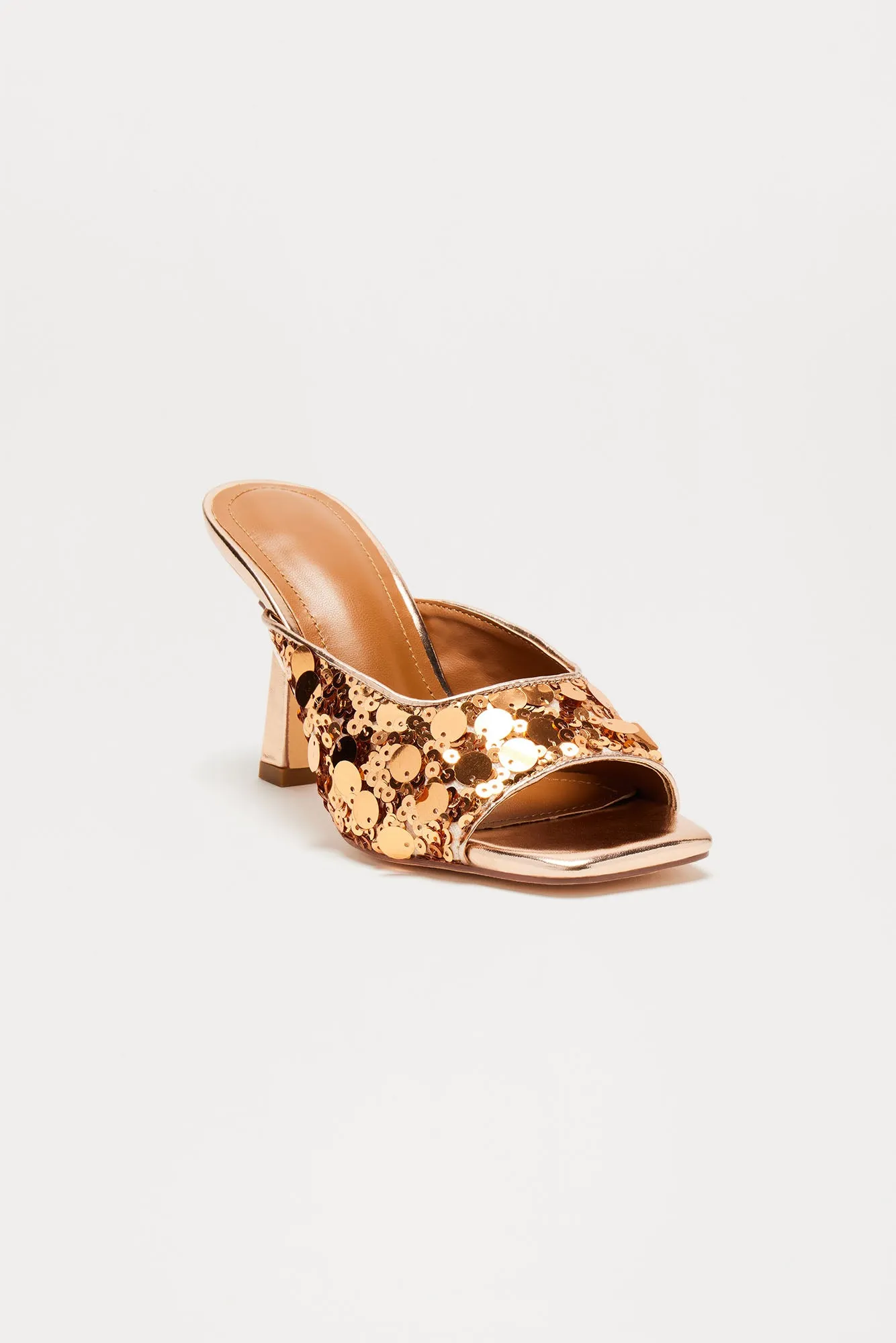Call You Up Sequin Mules - Bronze sold by Fashion Nova product image thumbnail 3