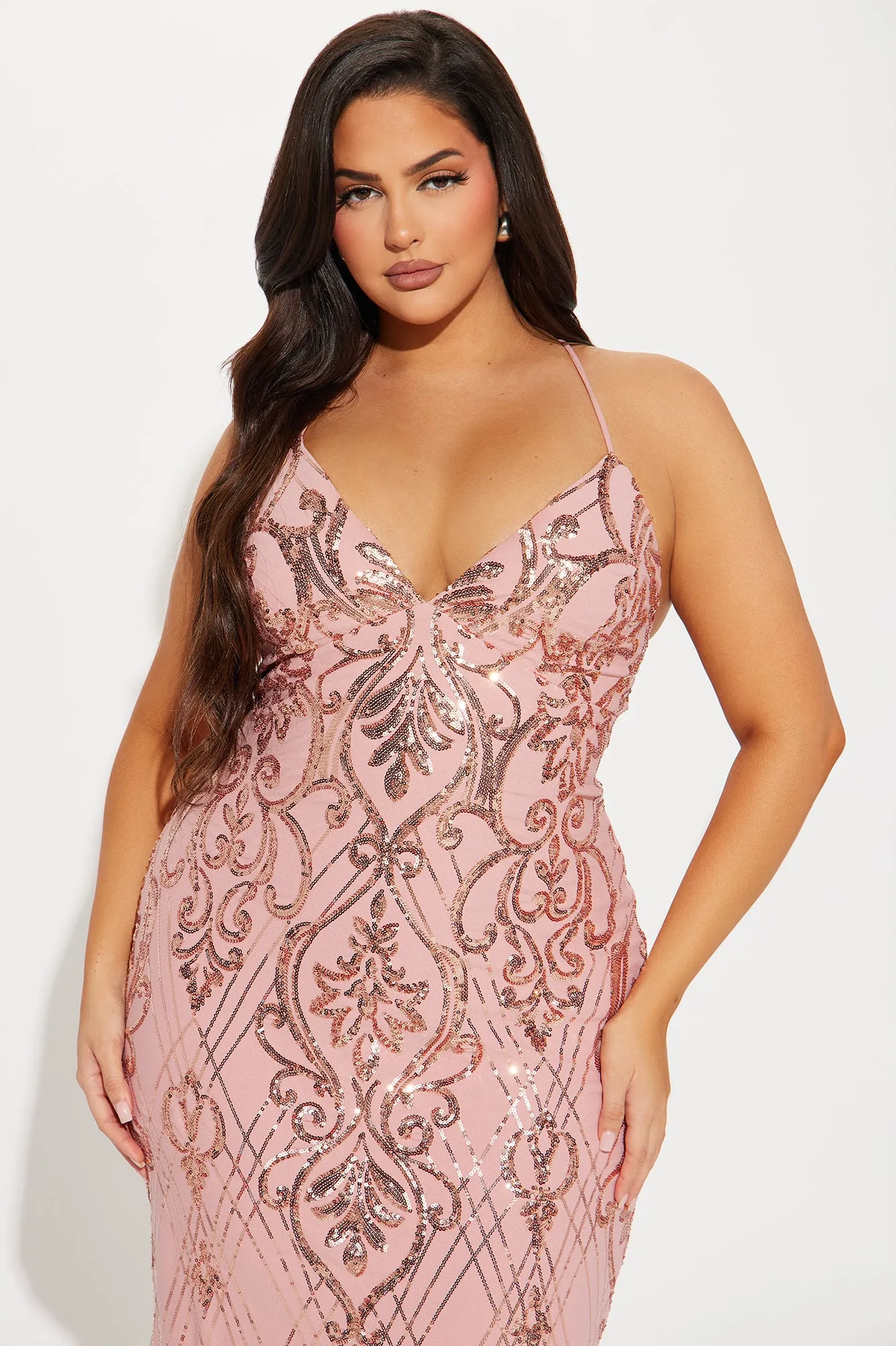Renee Sequin Gown - Mauve sold by Fashion Nova product image thumbnail 5