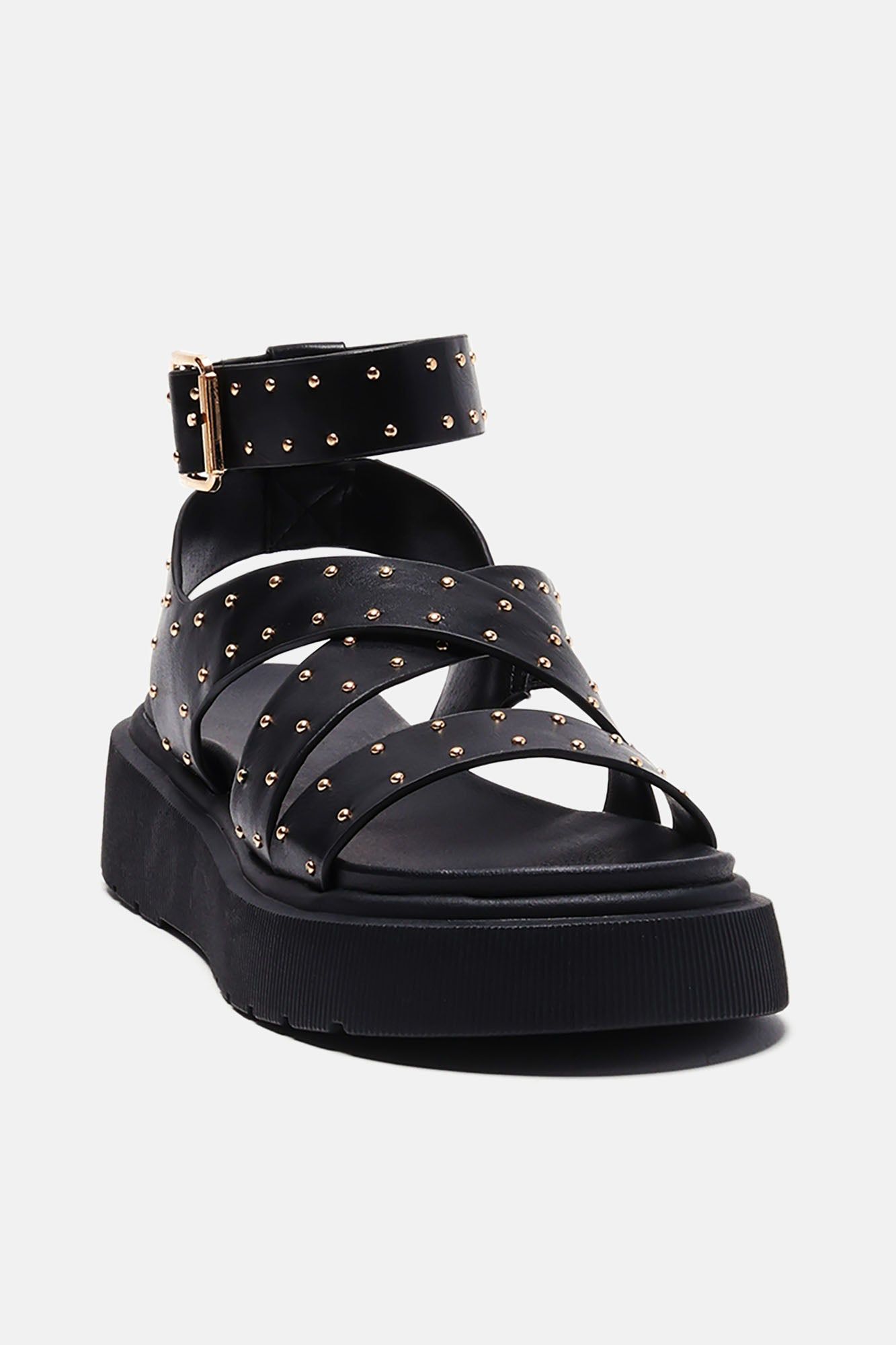 Ranae Studded Platform Sandals - Black sold by Fashion Nova product image thumbnail 2