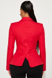 All Body Corset Blazer - Red sold by Fashion Nova