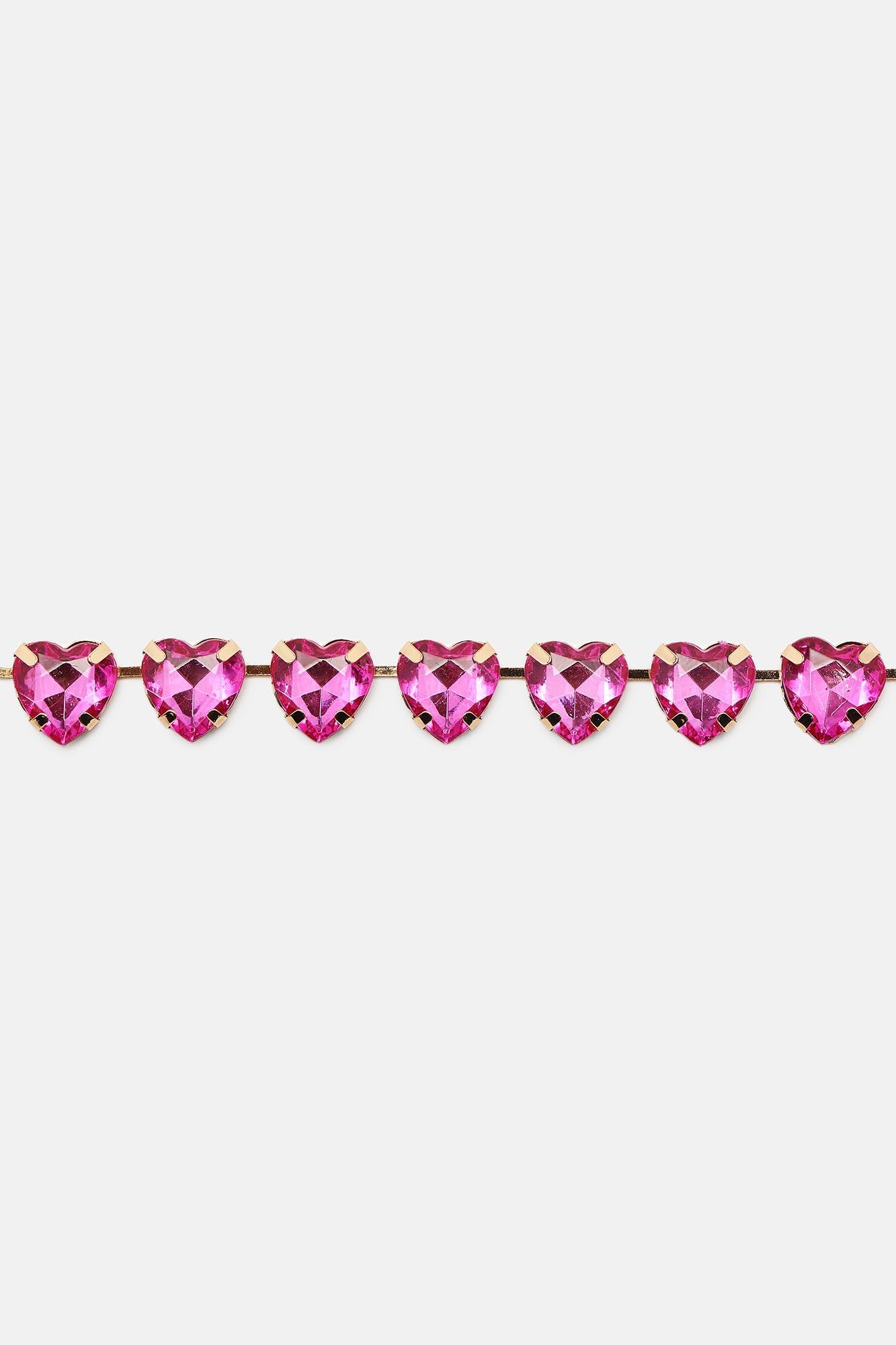Heart To Let Go Choker - Pink sold by Fashion Nova product image thumbnail 3
