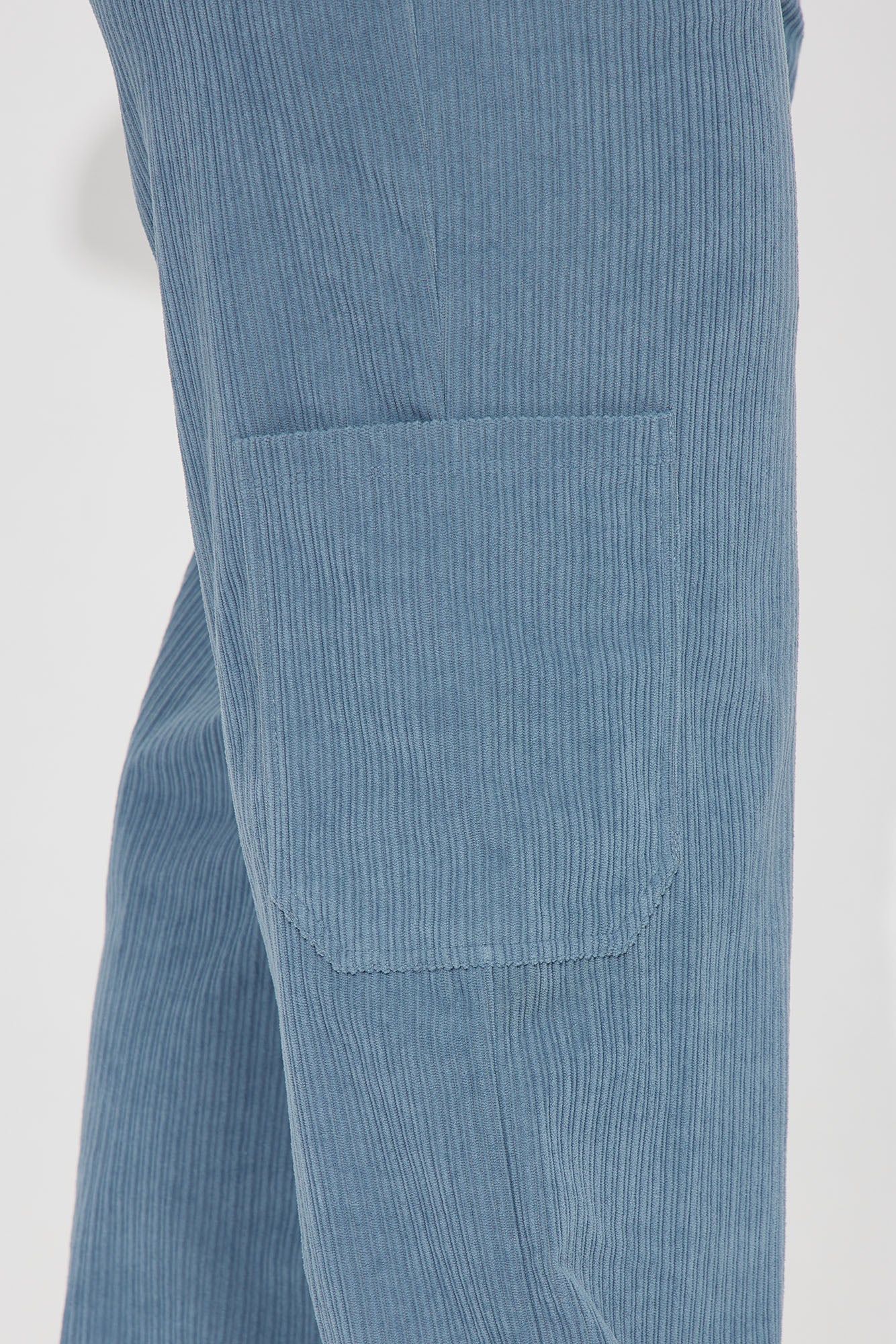 Lennon Wide Leg Corduroy Pant - Slate Blue sold by Fashion Nova product image thumbnail 3