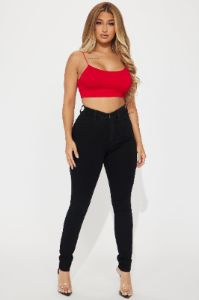 Kiki Super Cropped Top - Red sold by Fashion Nova