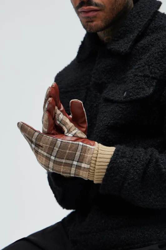 On The Lake Faux Leather Gloves - Camel sold by Fashion Nova