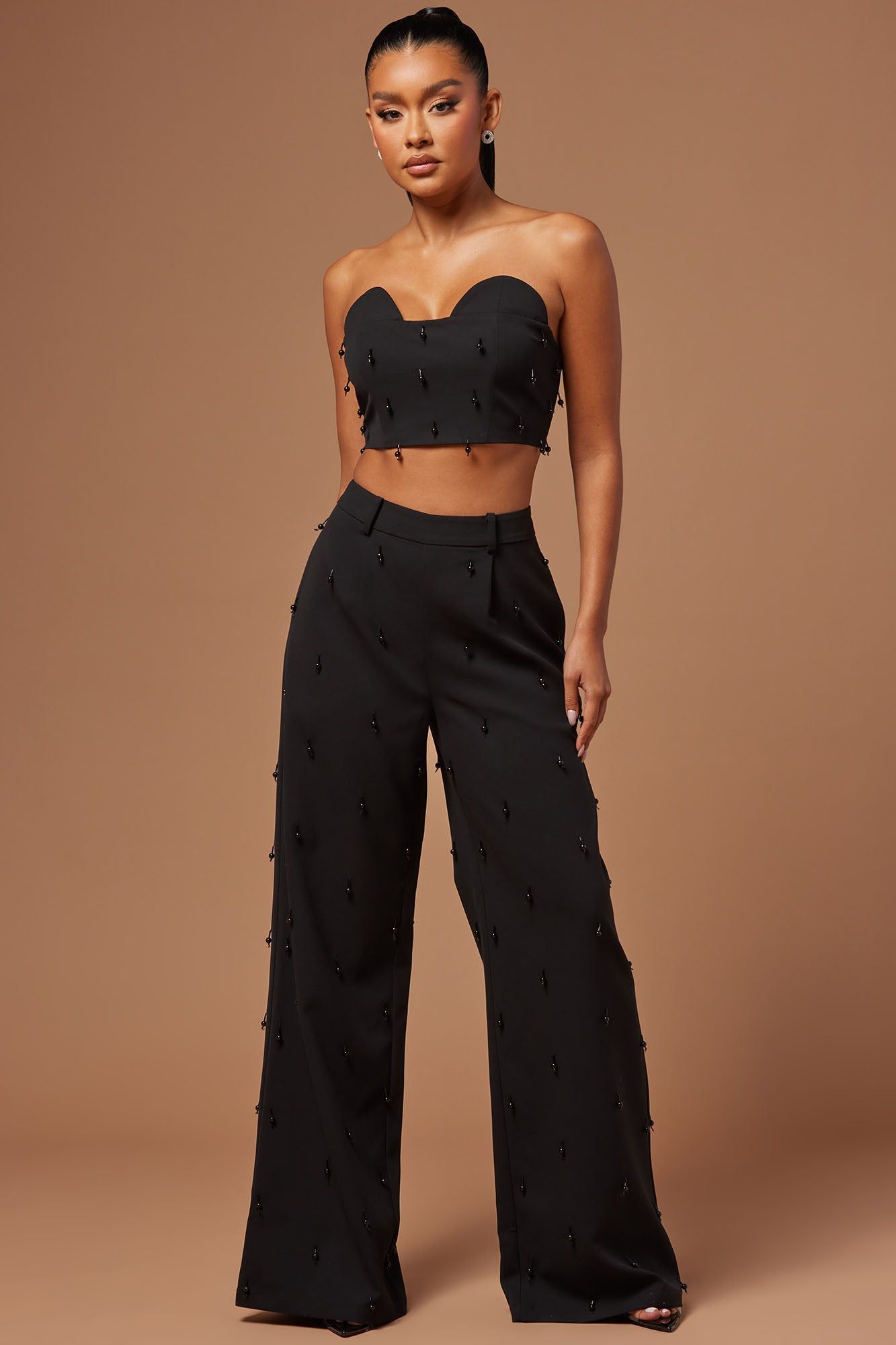 Rayah Embellished Corset Top - Black sold by Fashion Nova product image thumbnail 3
