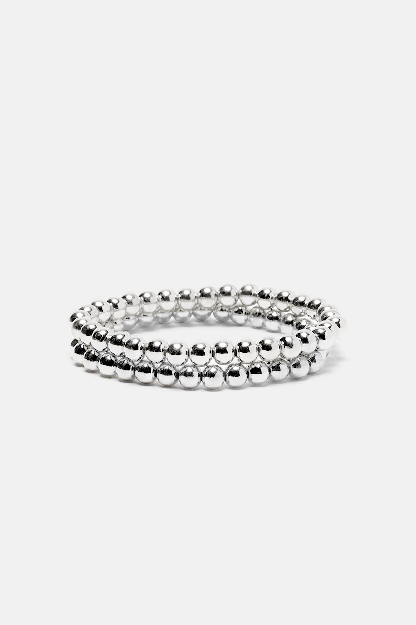 Beading You To It 2 Piece Bracelet Set - Silver sold by Fashion Nova product image thumbnail 2
