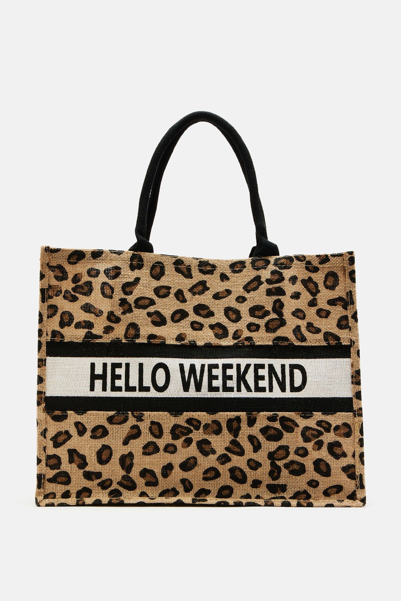 Finally It's The Weekend Tote Bag - Leopard sold by Fashion Nova product image thumbnail 3