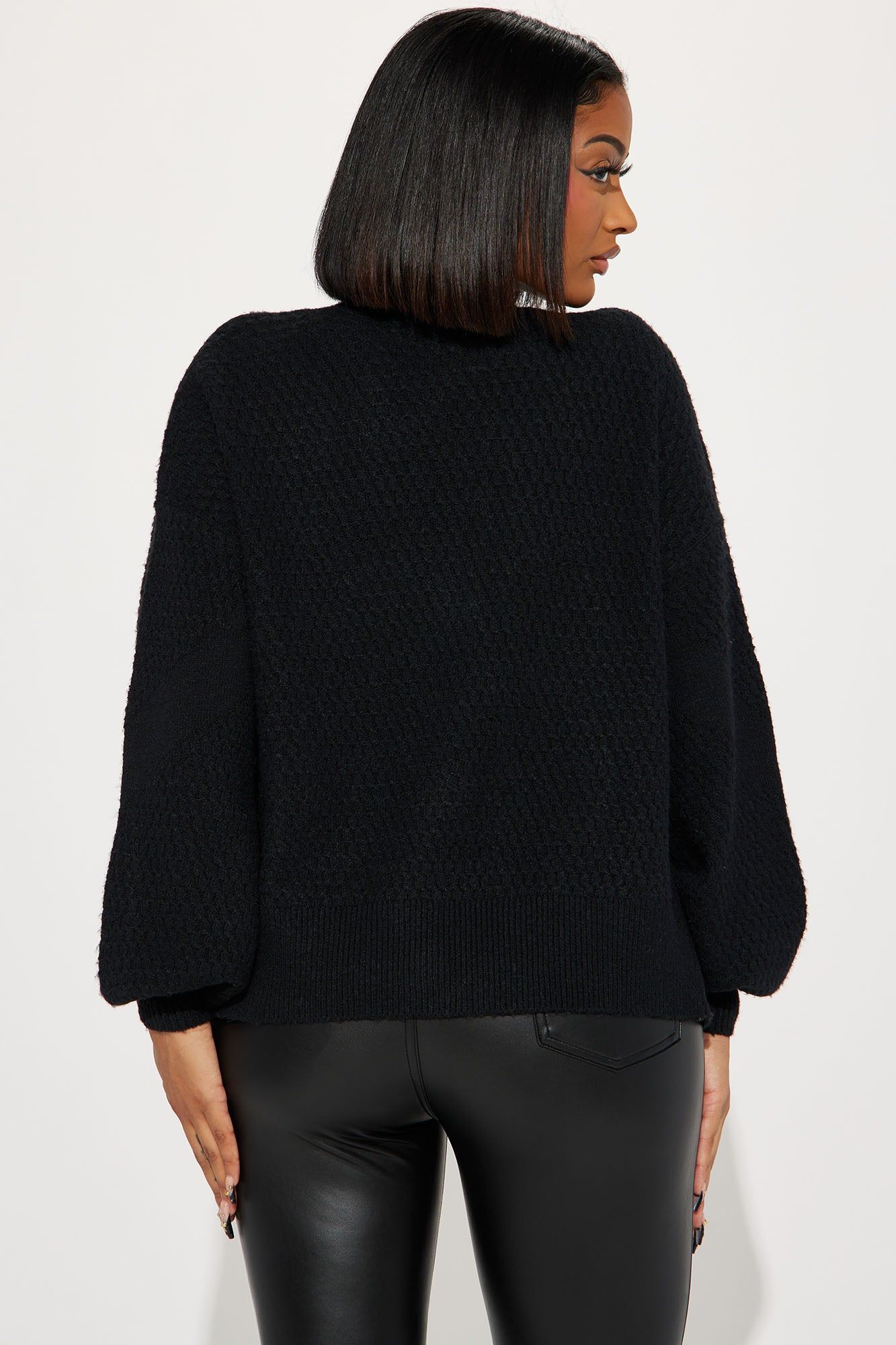 Don't Kill My Vibe Cardigan - Black sold by Fashion Nova product image thumbnail 3