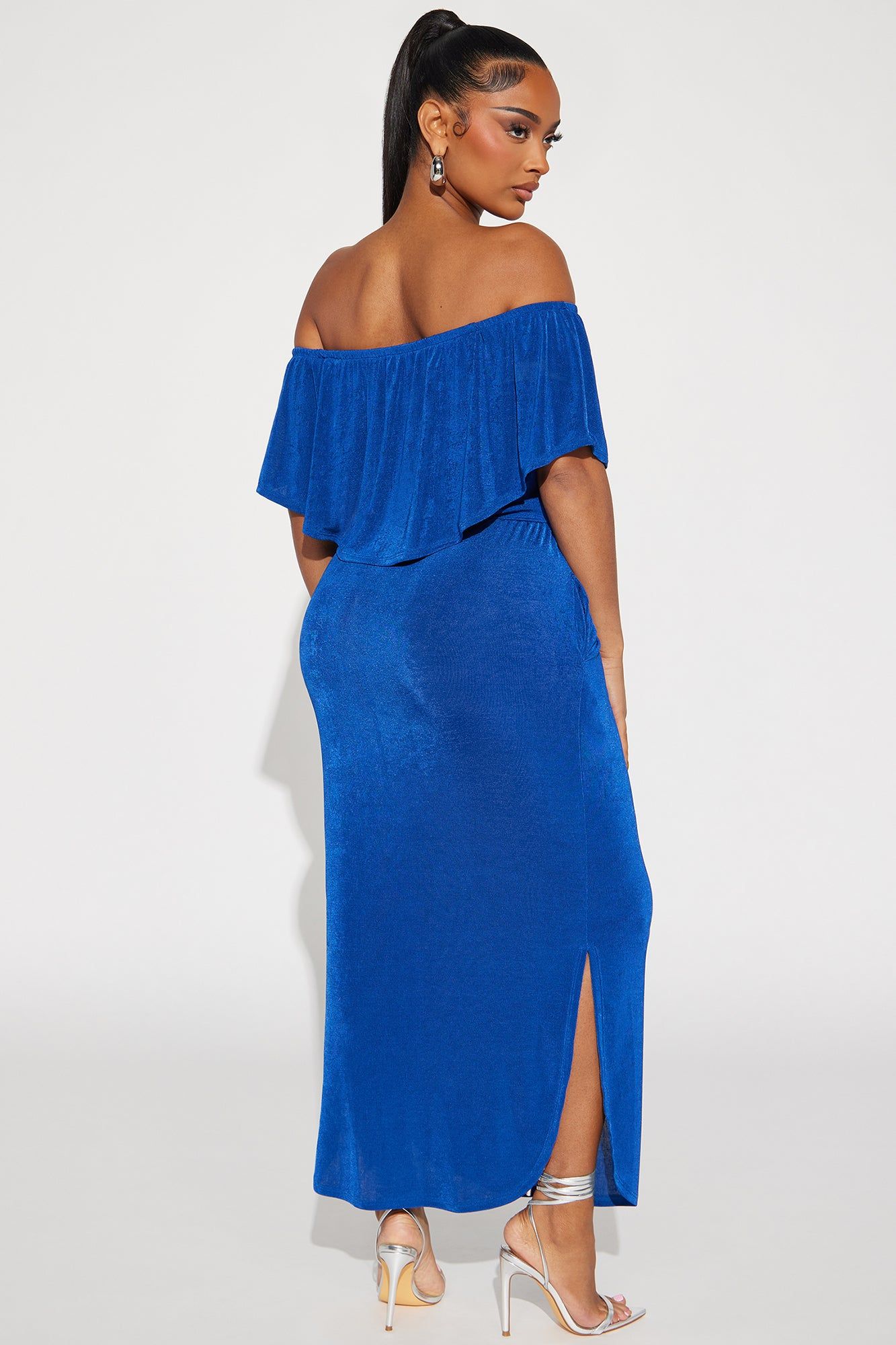 Sonya Slinky Maxi Dress - Royal sold by Fashion Nova product image thumbnail 3