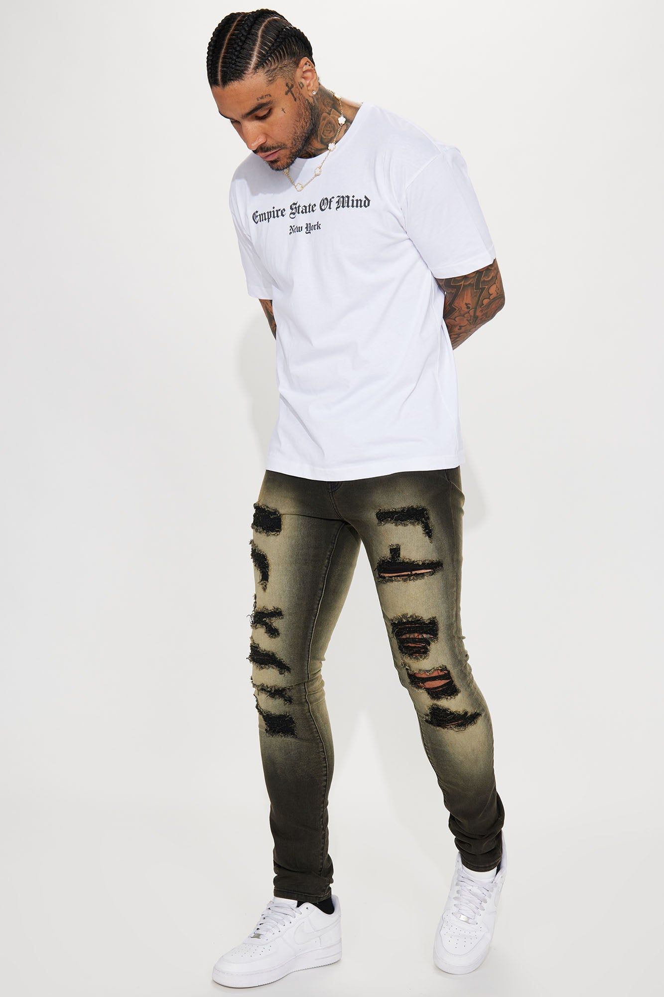 Having Fun Stacked Skinny Jeans - Black Wash sold by Fashion Nova product image thumbnail 2