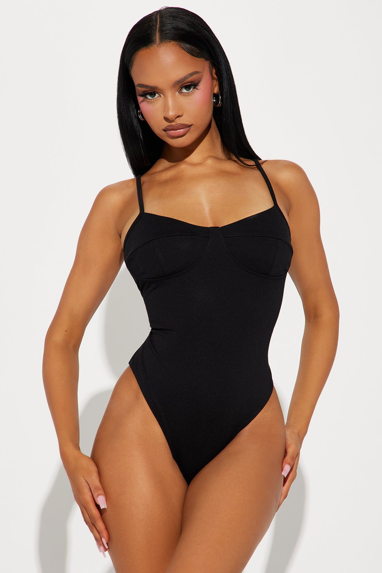 Camille Bodysuit - Black sold by Fashion Nova