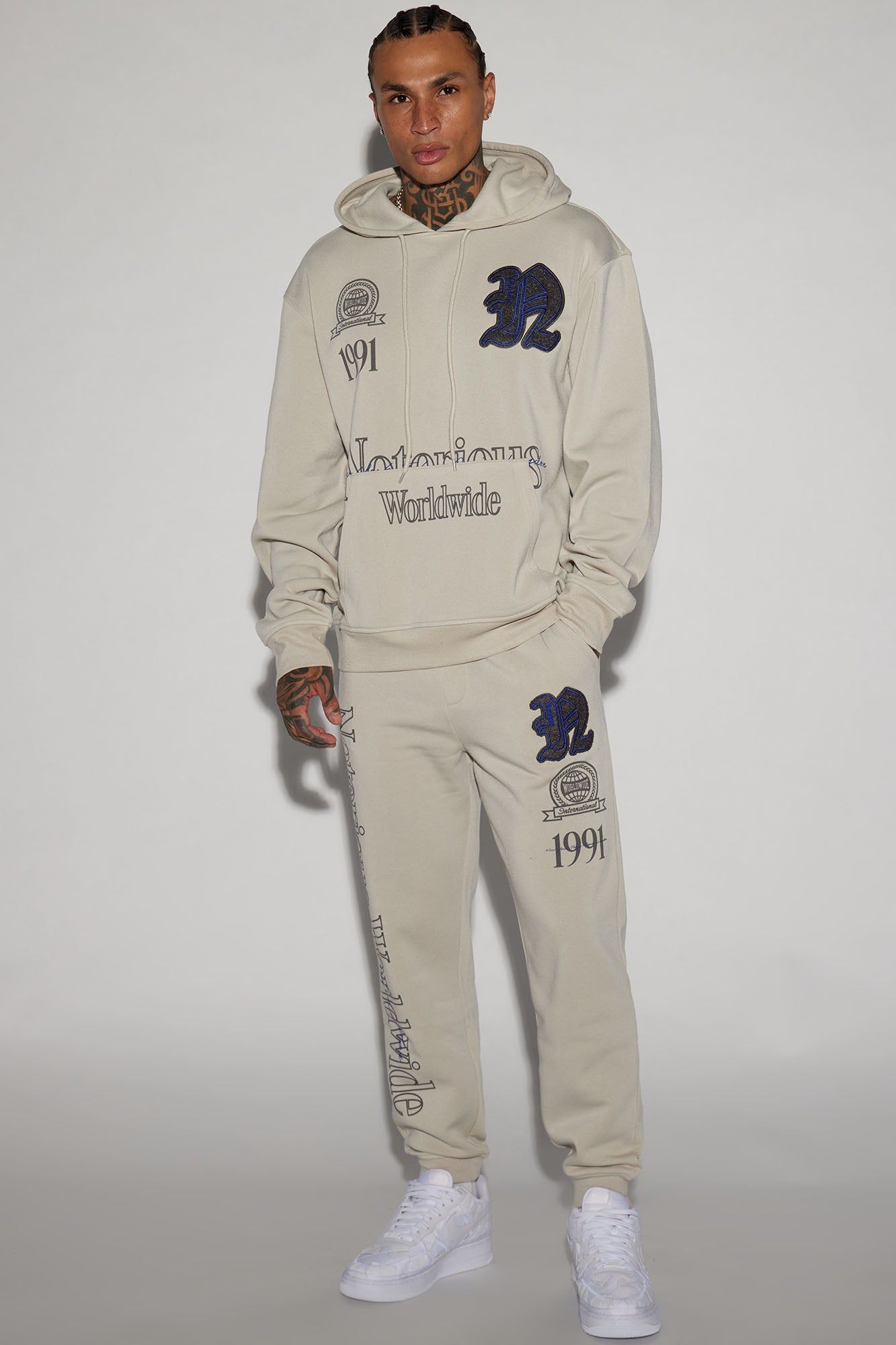 Notorious Worldwide Hoodie - Sand sold by Fashion Nova product image thumbnail 2