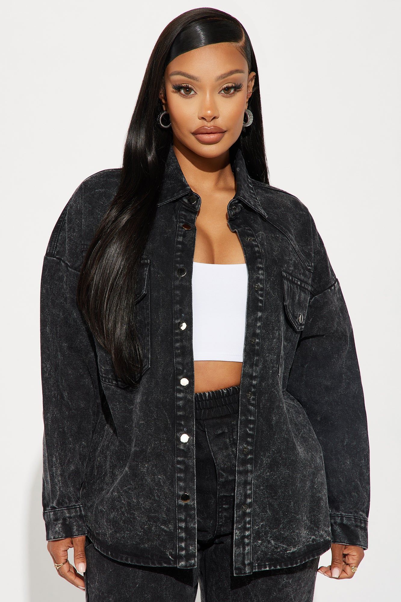 The Only Match Denim Pant Set - Black sold by Fashion Nova product image thumbnail 2