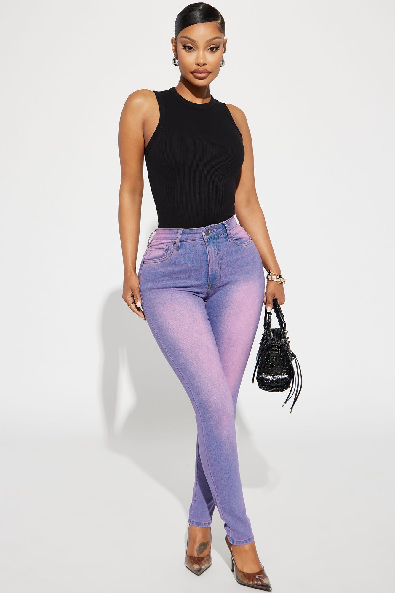 Lily Ribbed Tank - Black sold by Fashion Nova product image thumbnail 2