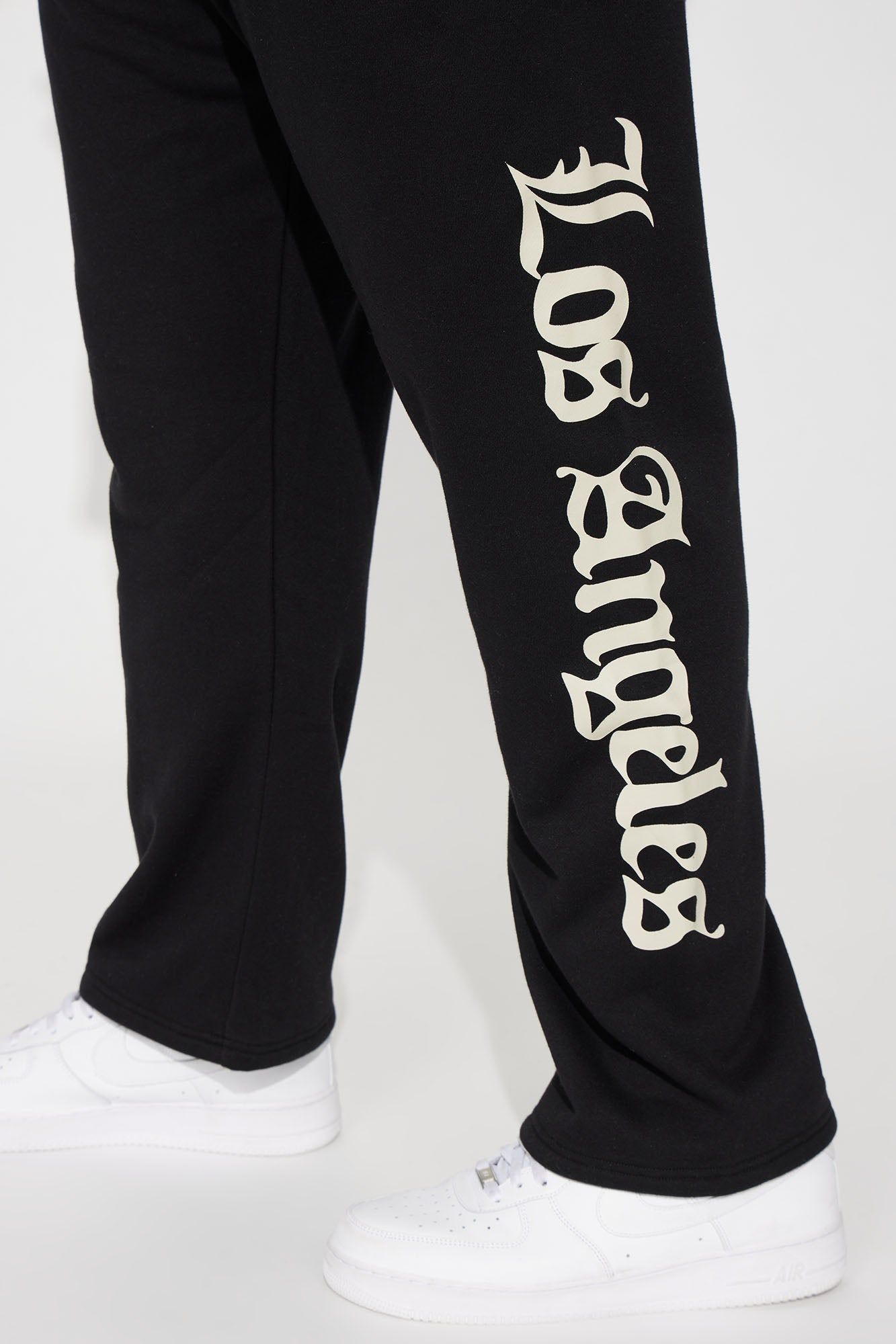 LA Script Straight Sweatpant - Black sold by Fashion Nova product image thumbnail 8