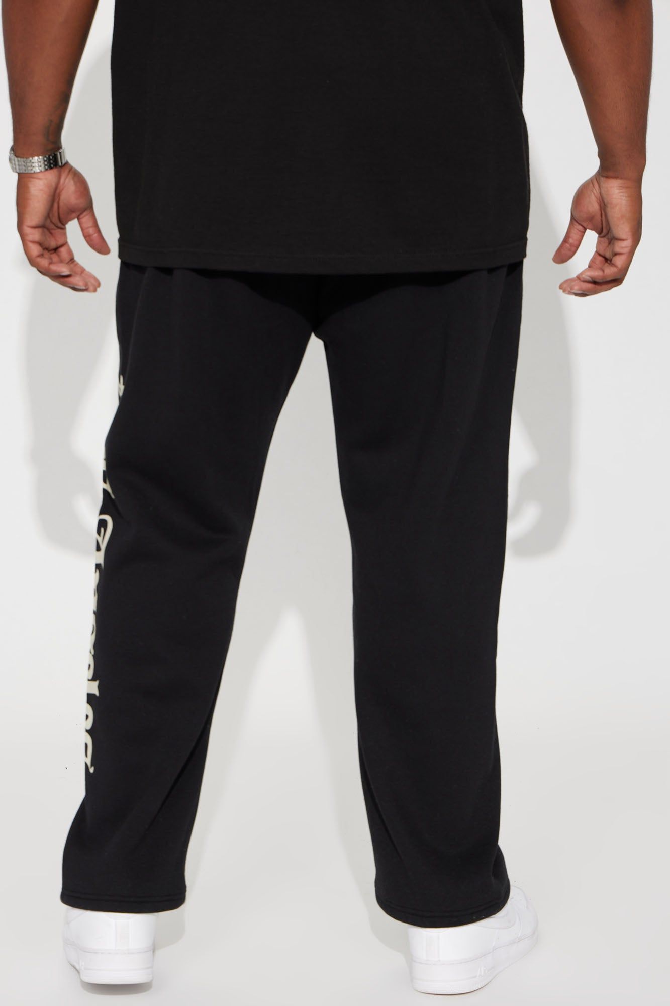 LA Script Straight Sweatpant - Black sold by Fashion Nova product image thumbnail 9