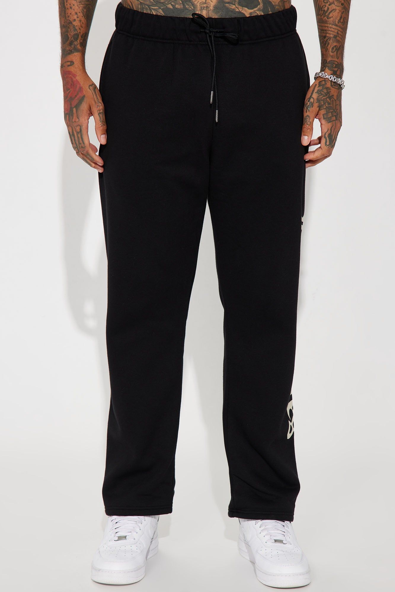 LA Script Straight Sweatpant - Black sold by Fashion Nova product image thumbnail 5