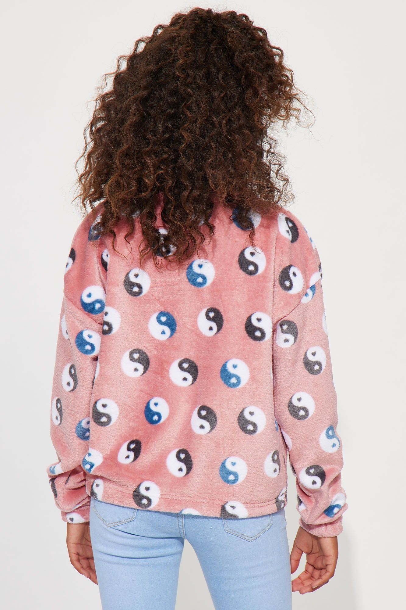 Mini My Heart Is At Peace Plush Jacket - Pink sold by Fashion Nova product image thumbnail 3