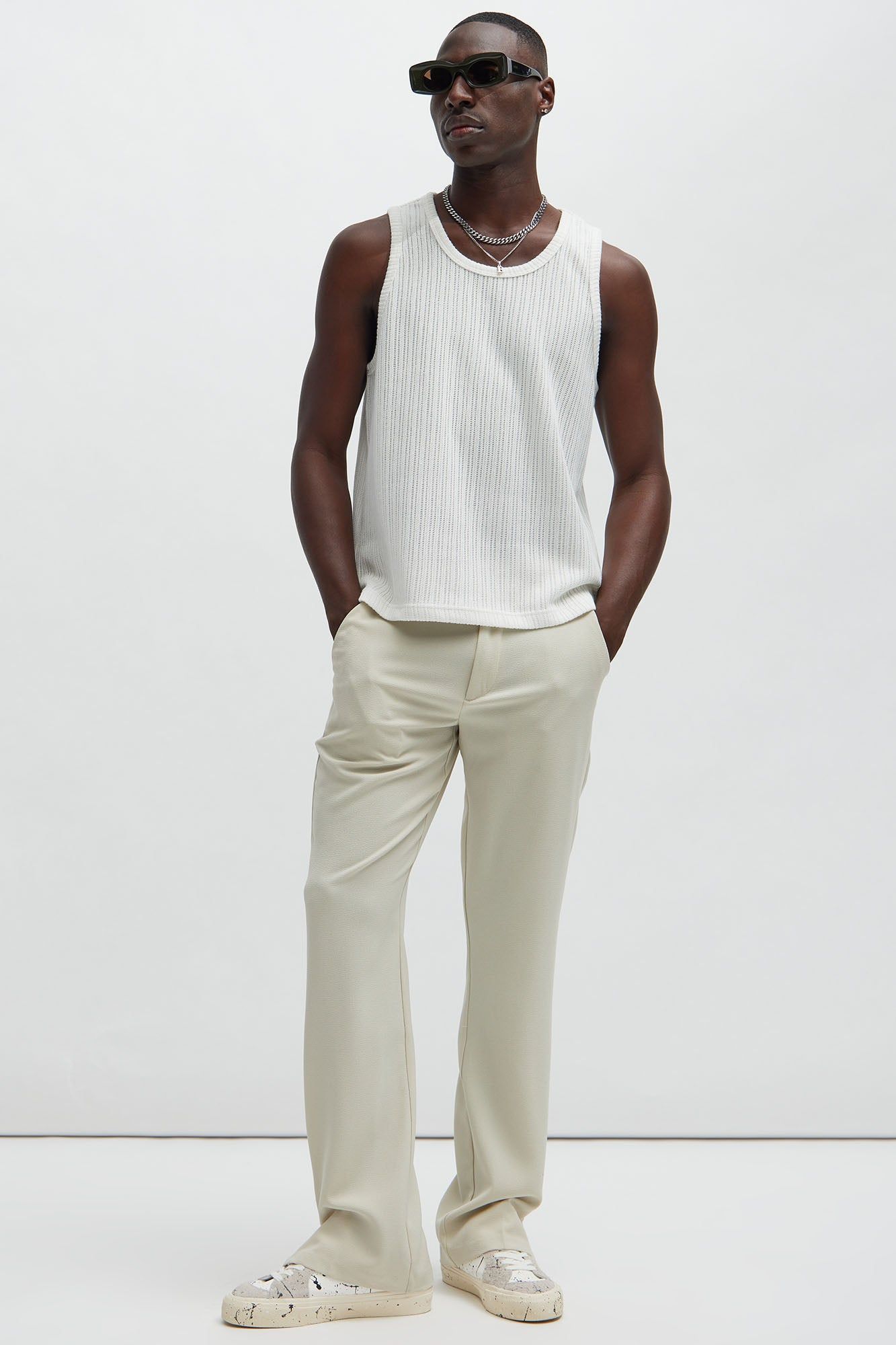 Santorini Textured Tank Top - White sold by Fashion Nova product image thumbnail 2