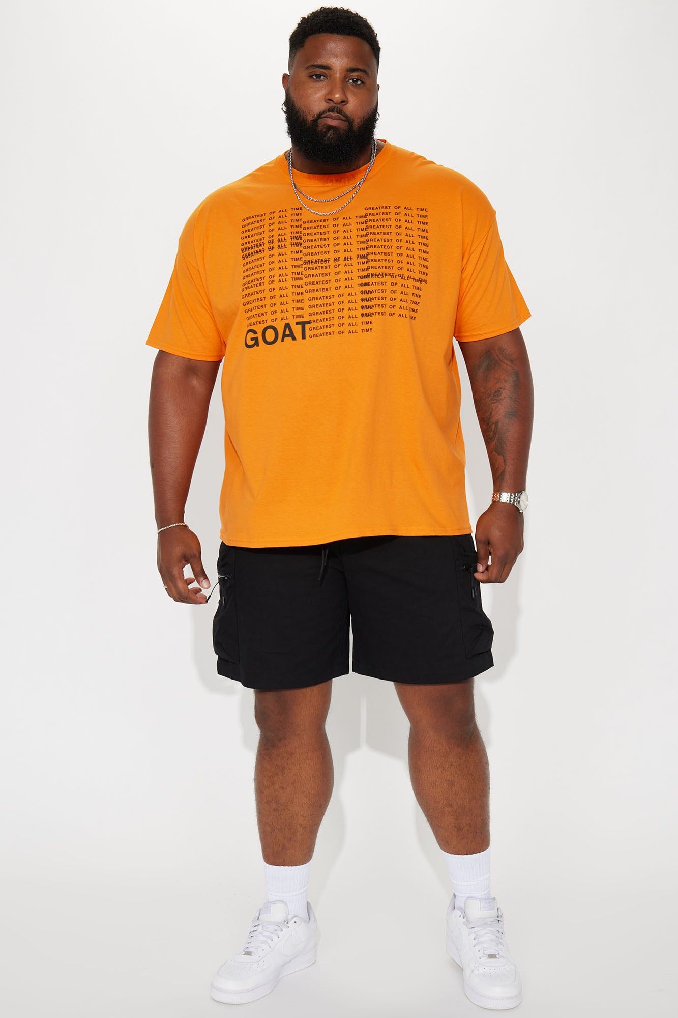 Goat Repeat Short Sleeve Tee - Orange sold by Fashion Nova product image thumbnail 5