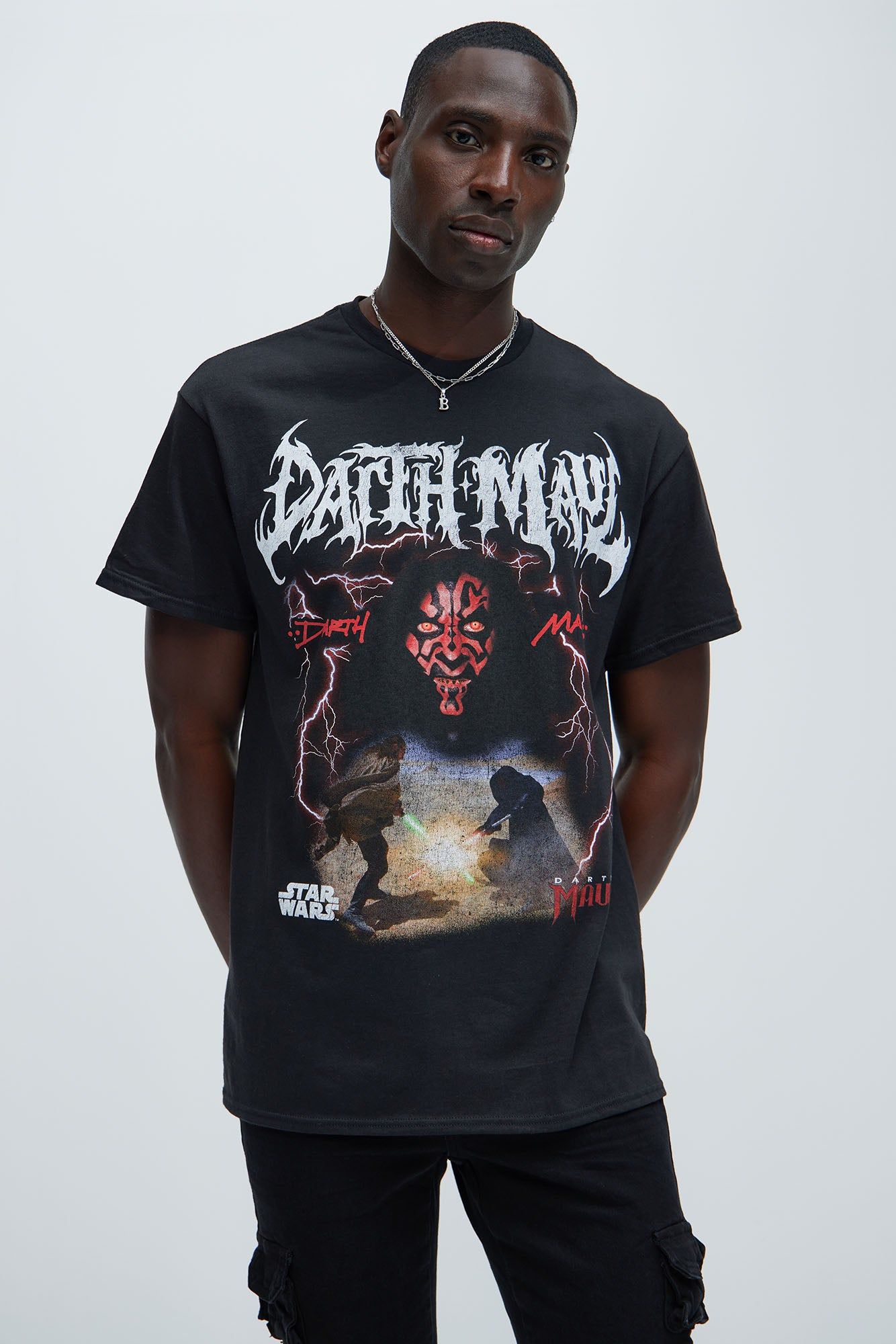 Star Wars Fight Till The End Short Sleeve Tee - Black sold by Fashion Nova