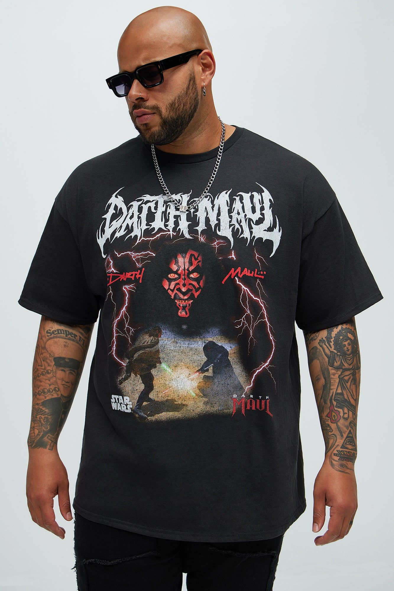 Star Wars Fight Till The End Short Sleeve Tee - Black sold by Fashion Nova product image thumbnail 4