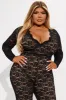 Laced Babe Jumpsuit - Black sold by Fashion Nova