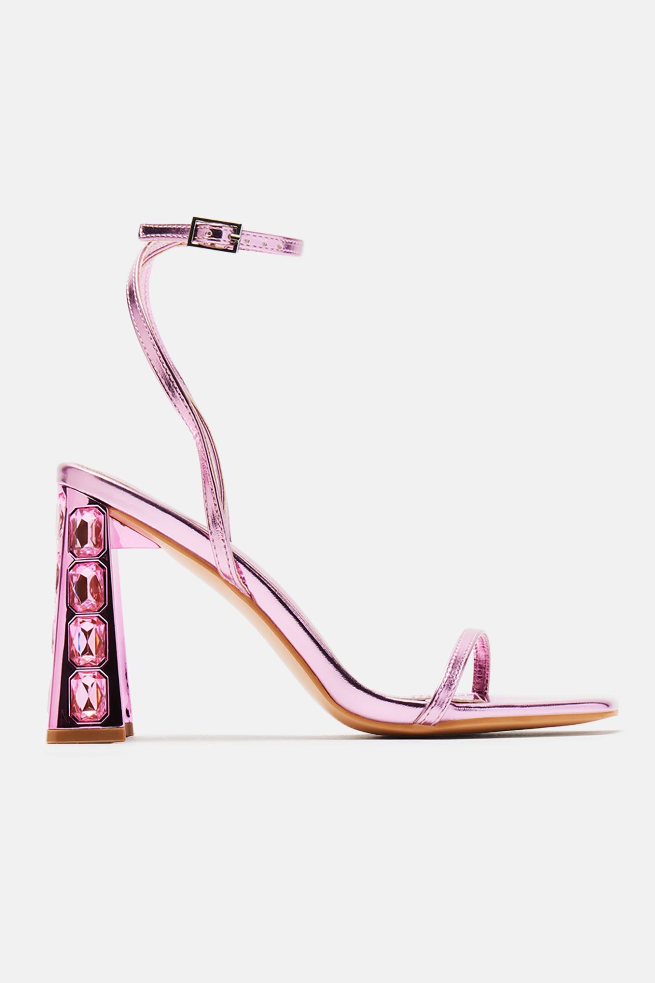 I Mean It Heeled Sandals - Pink sold by Fashion Nova product image thumbnail 4