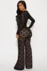 Laced Babe Jumpsuit - Black sold by Fashion Nova