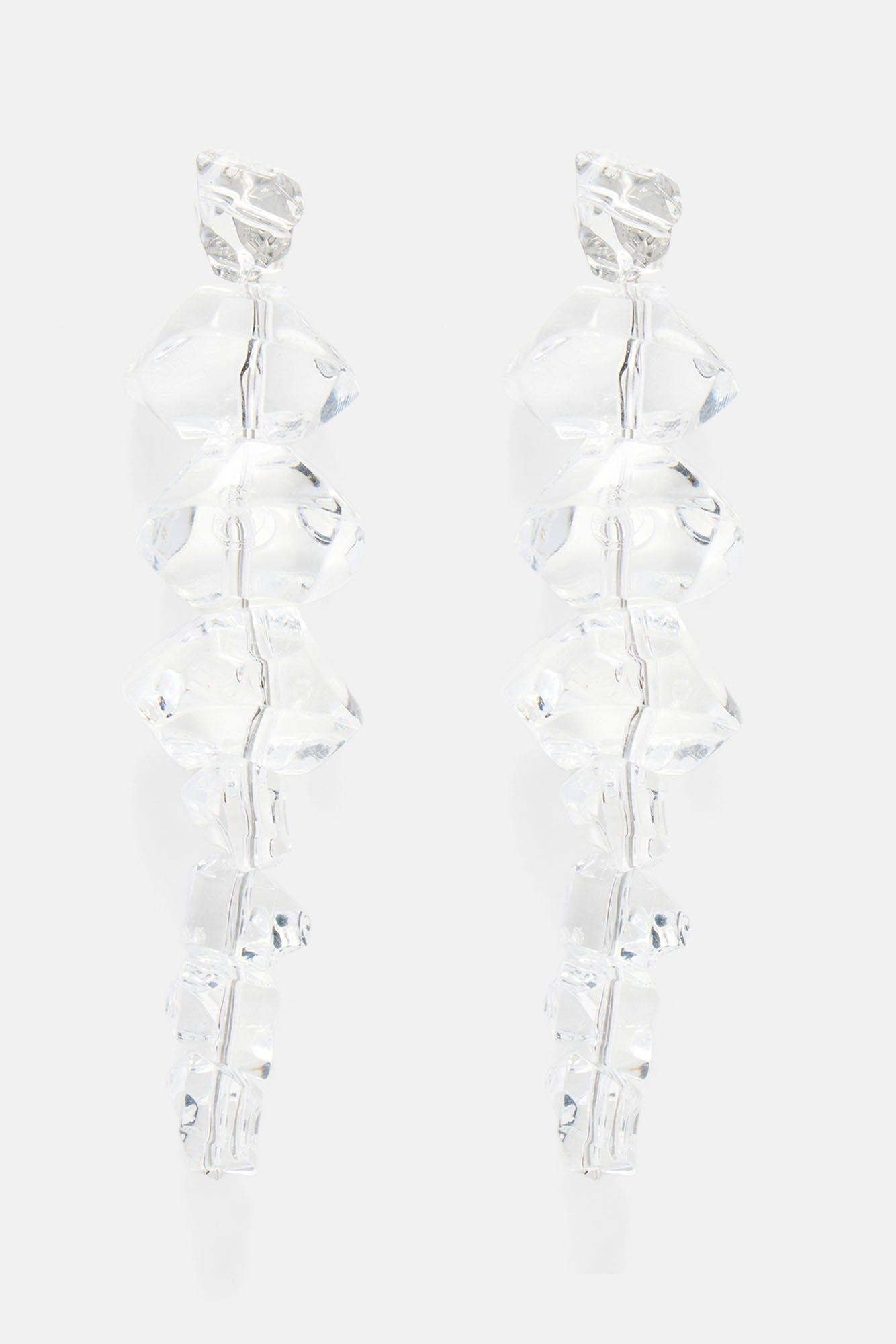 Crystal Clear Waters Earrings - Clear sold by Fashion Nova product image thumbnail 3