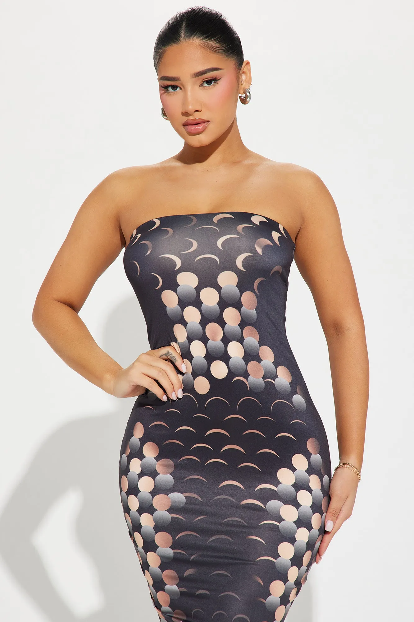 Connect Me Maxi Dress - Black/combo sold by Fashion Nova product image thumbnail 2