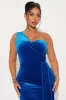 Diamonds Are Forever Velvet Maxi Dress - Royal sold by Fashion Nova