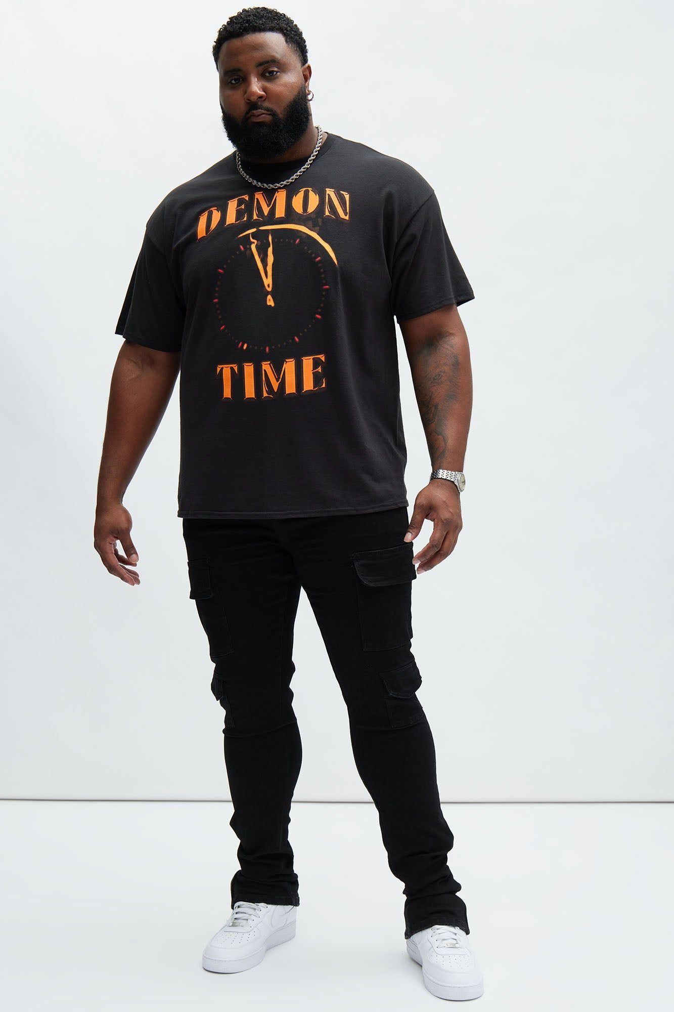 Demon Time Short Sleeve Tee - Black sold by Fashion Nova product image thumbnail 4