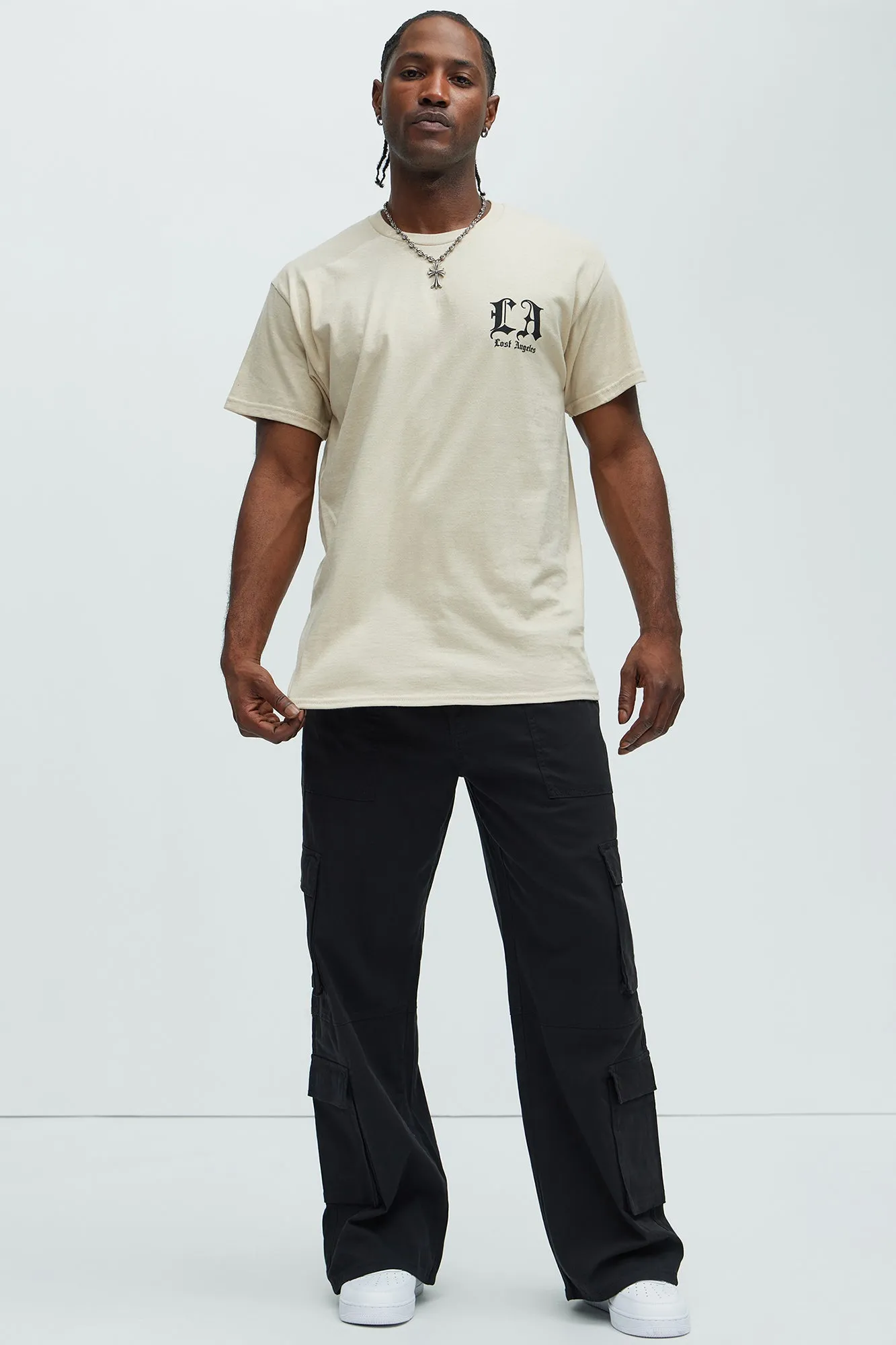 Lost Angeles Dream Short Sleeve Tee - Sand sold by Fashion Nova product image thumbnail 4