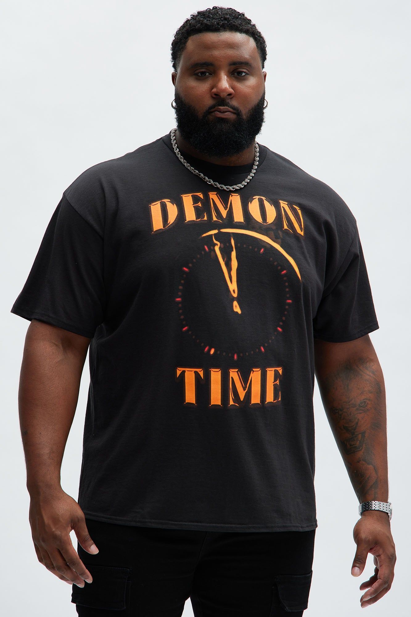 Demon Time Short Sleeve Tee - Black sold by Fashion Nova product image thumbnail 5