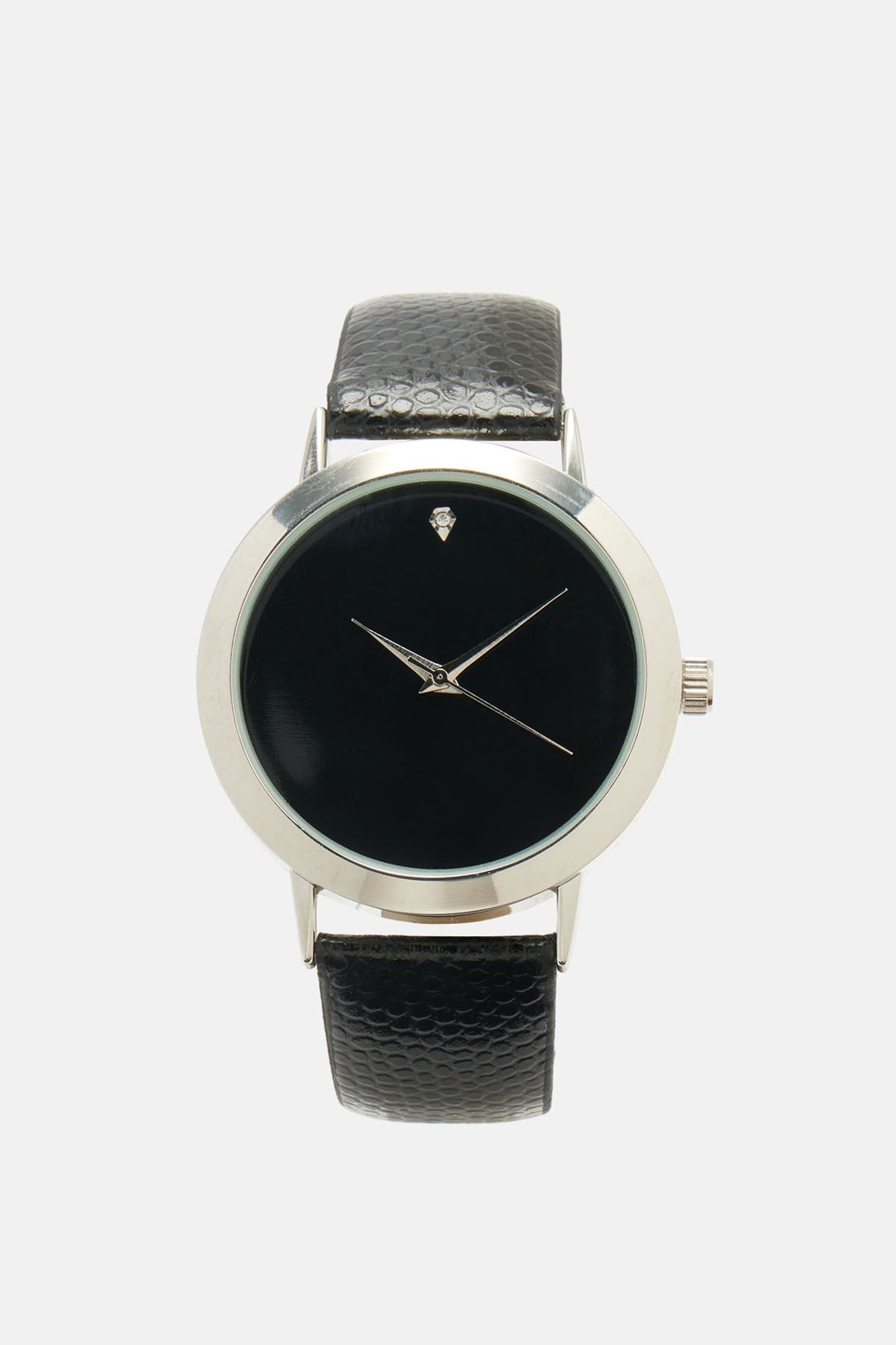 Give Me The Time Watch - Black/Silver sold by Fashion Nova product image thumbnail 2
