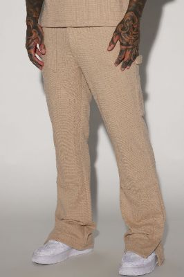 Jordan Textured Carpenter Pants - Tan sold by Fashion Nova