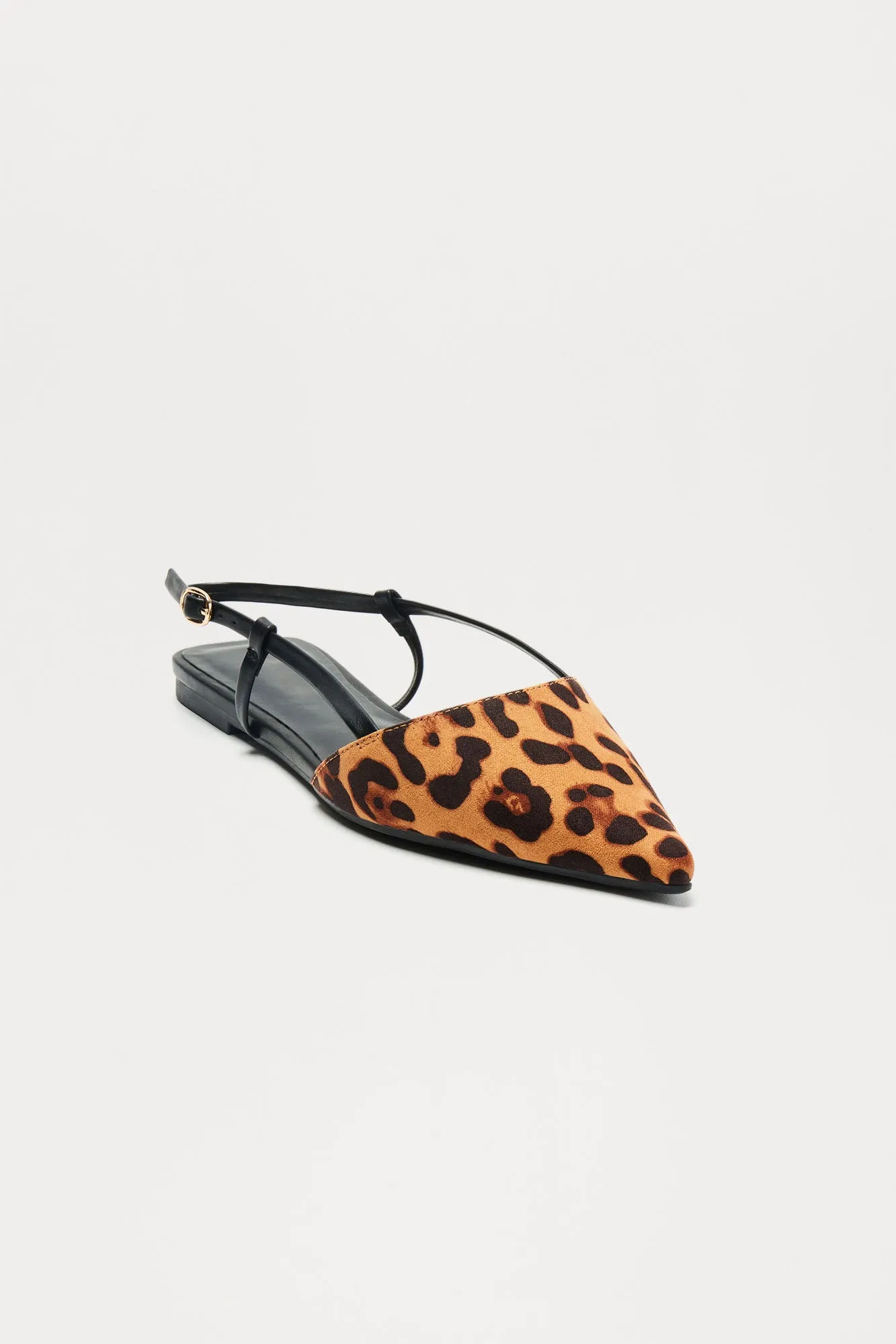 Val Slingback Flats - Leopard sold by Fashion Nova product image thumbnail 3