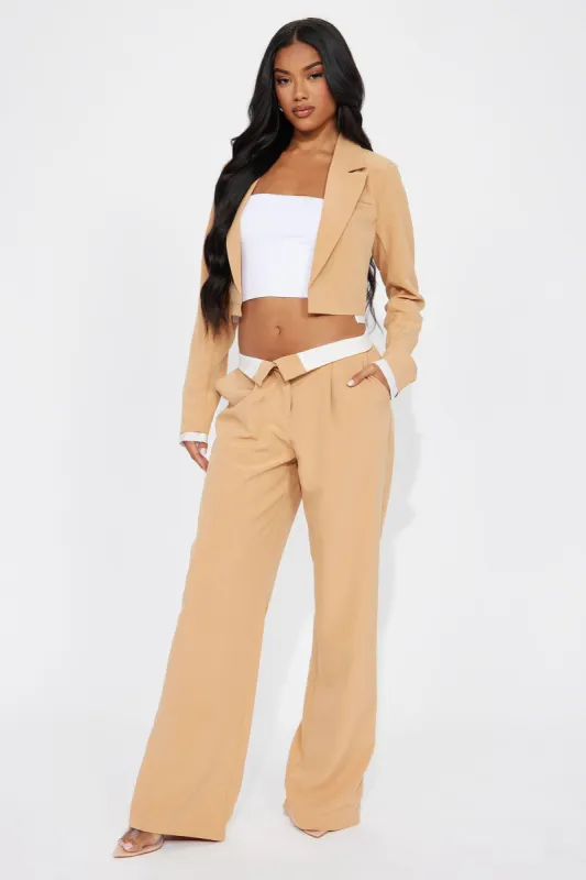 Street Chic Pant Set - Taupe sold by Fashion Nova
