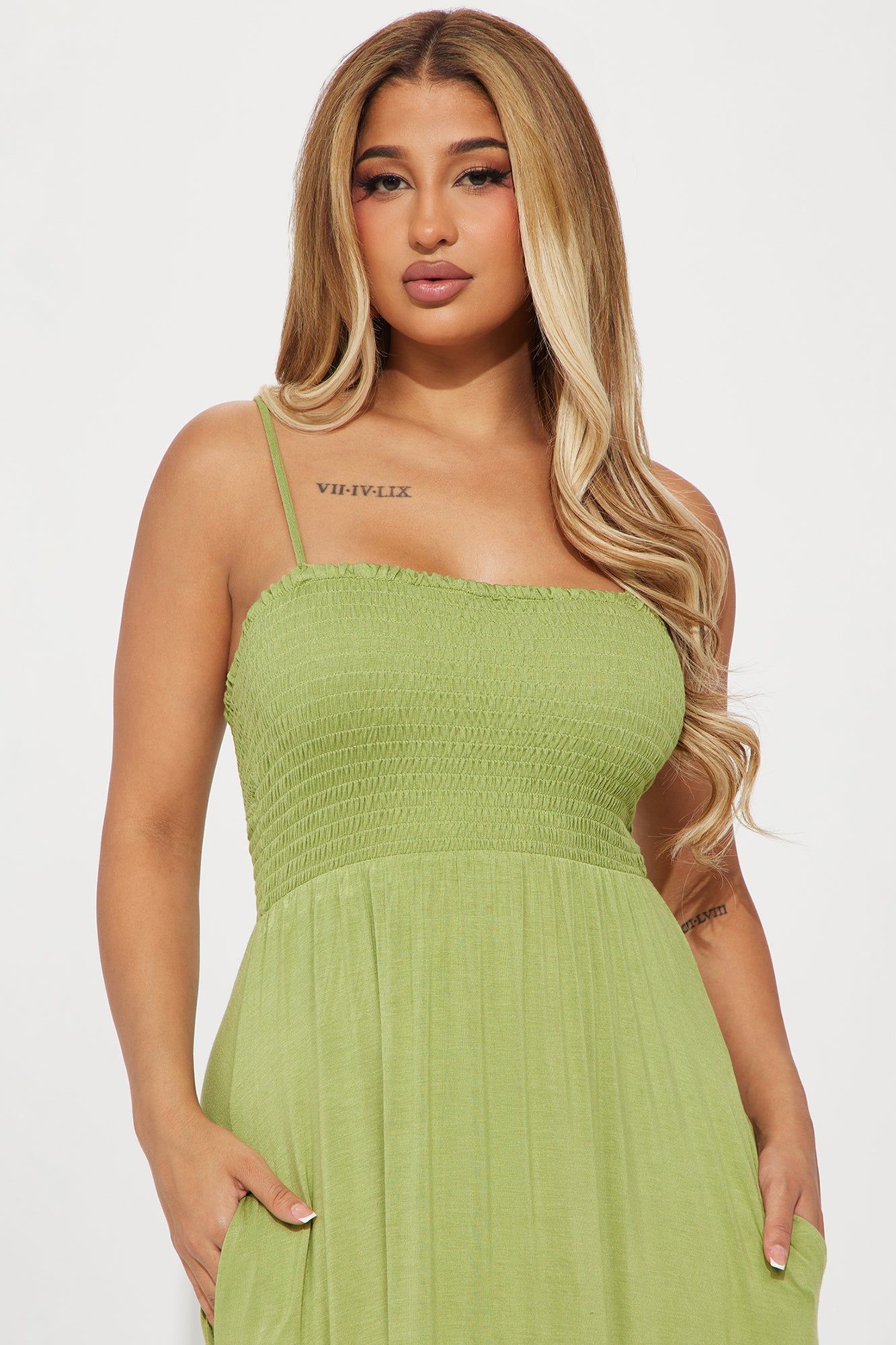Holly Maxi Dress - Olive sold by Fashion Nova product image thumbnail 2