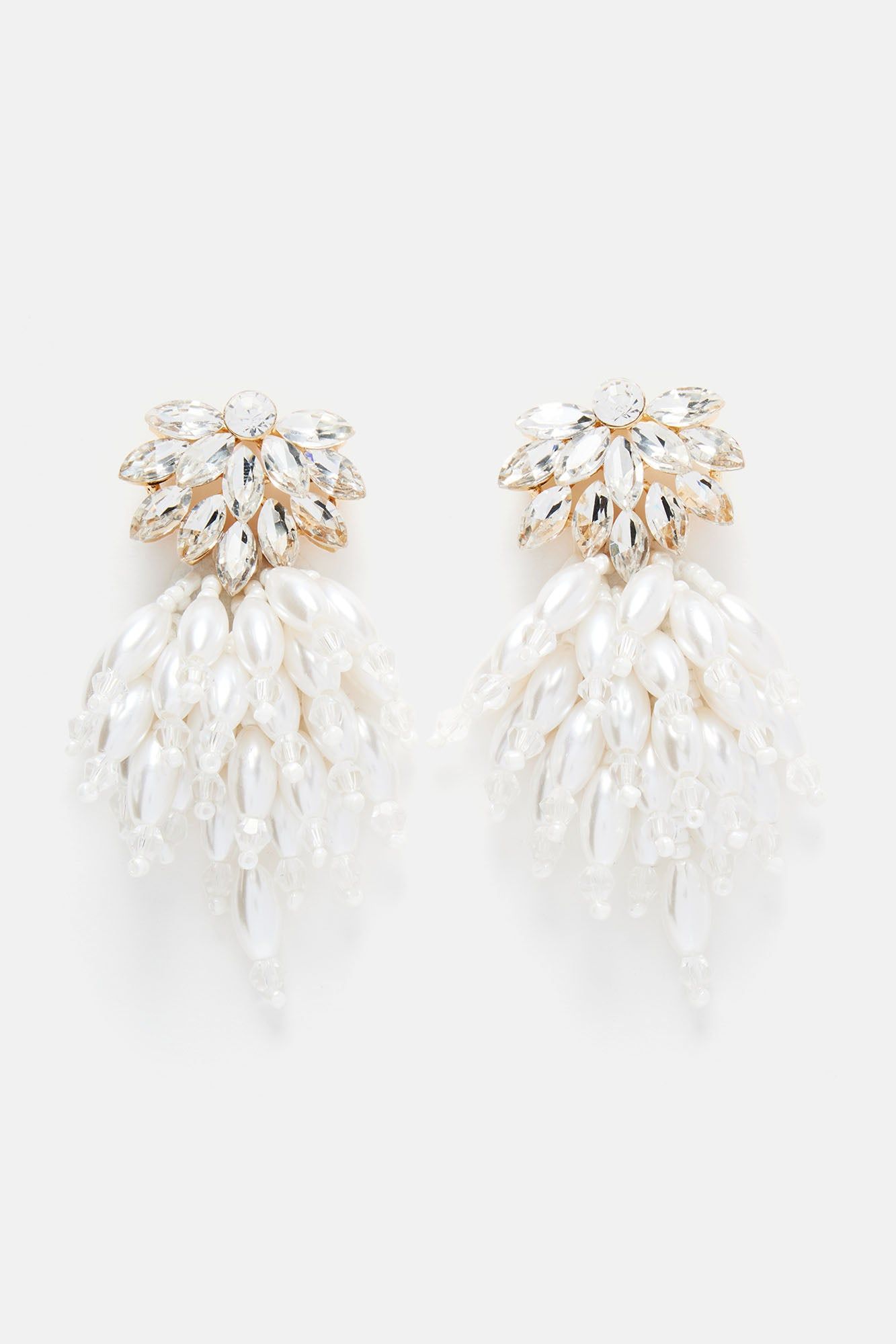 Pearly Pearl Earrings - White sold by Fashion Nova product image thumbnail 3
