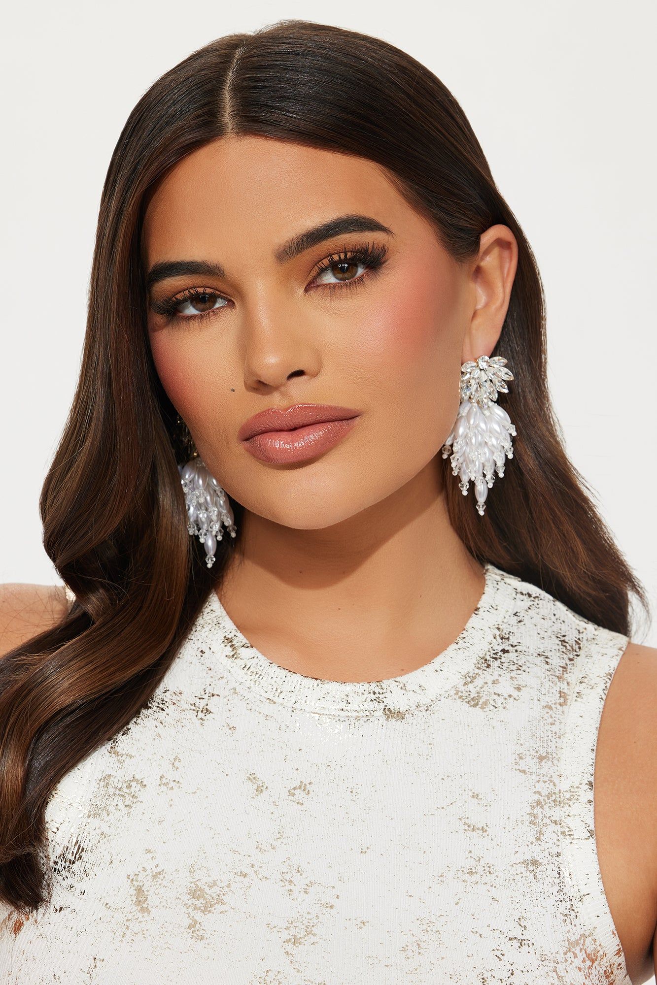Pearly Pearl Earrings - White sold by Fashion Nova product image thumbnail 2