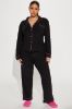 Kiss Me PJ Pant Set - Black/Pink sold by Fashion Nova