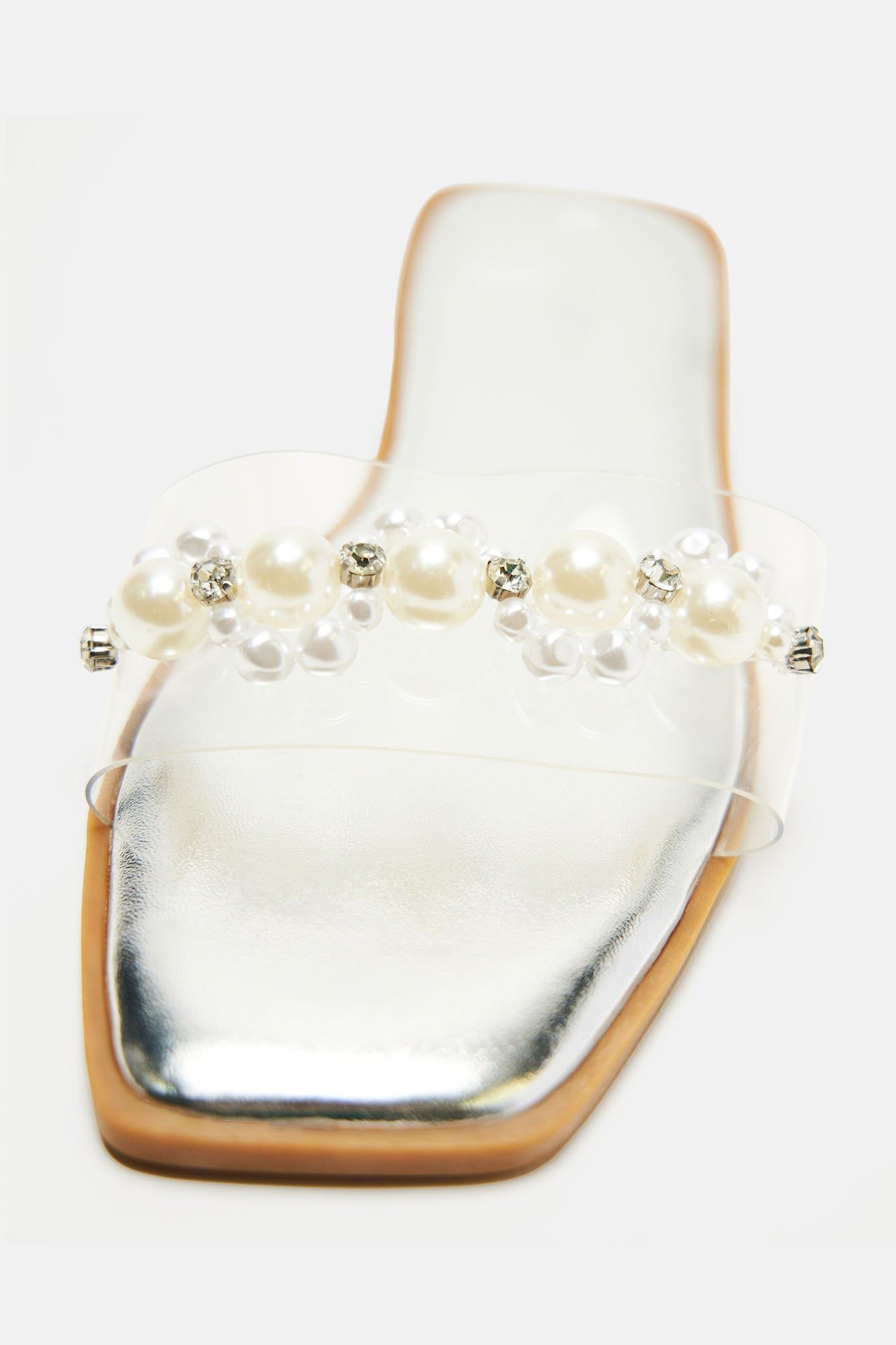 Shilah Flat Sandals - Silver sold by Fashion Nova product image thumbnail 3